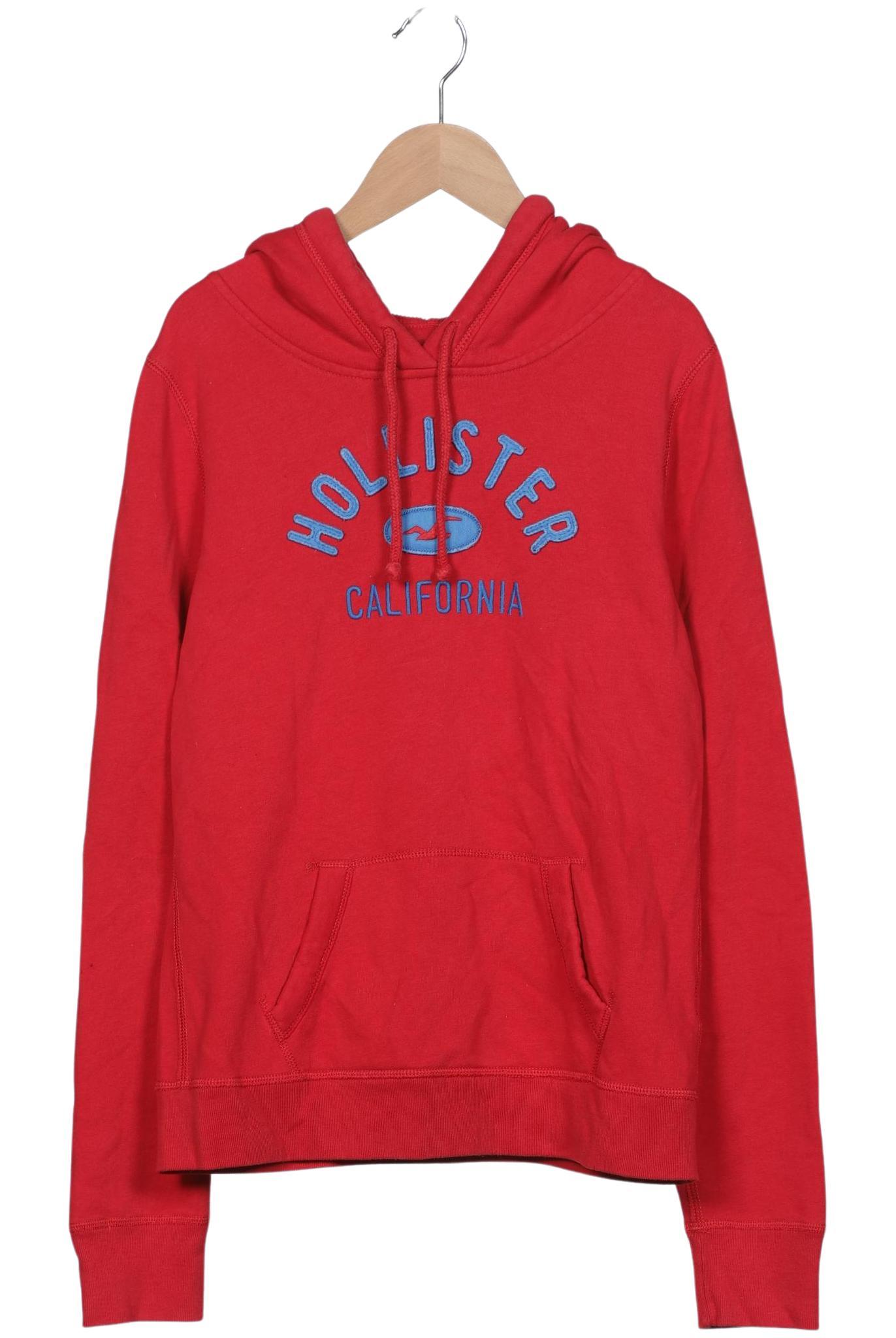 

Hollister Damen Kapuzenpullover, rot, Gr. 42