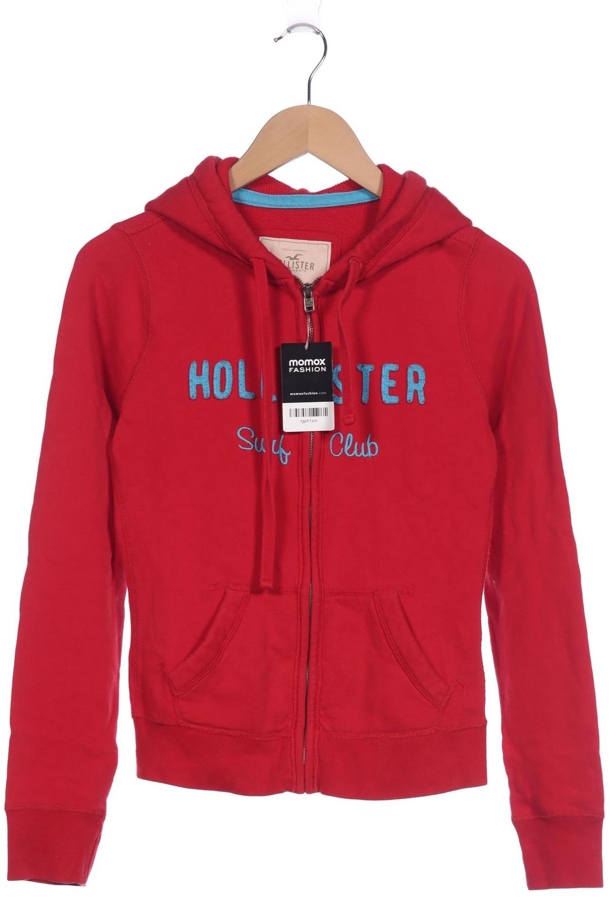 

Hollister Damen Kapuzenpullover, rot, Gr. 38