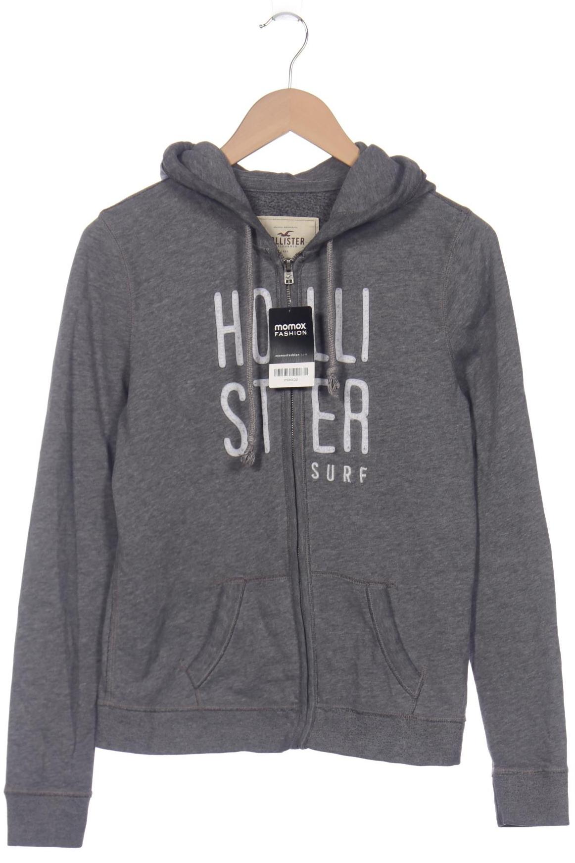 

Hollister Damen Kapuzenpullover, grau, Gr. 42