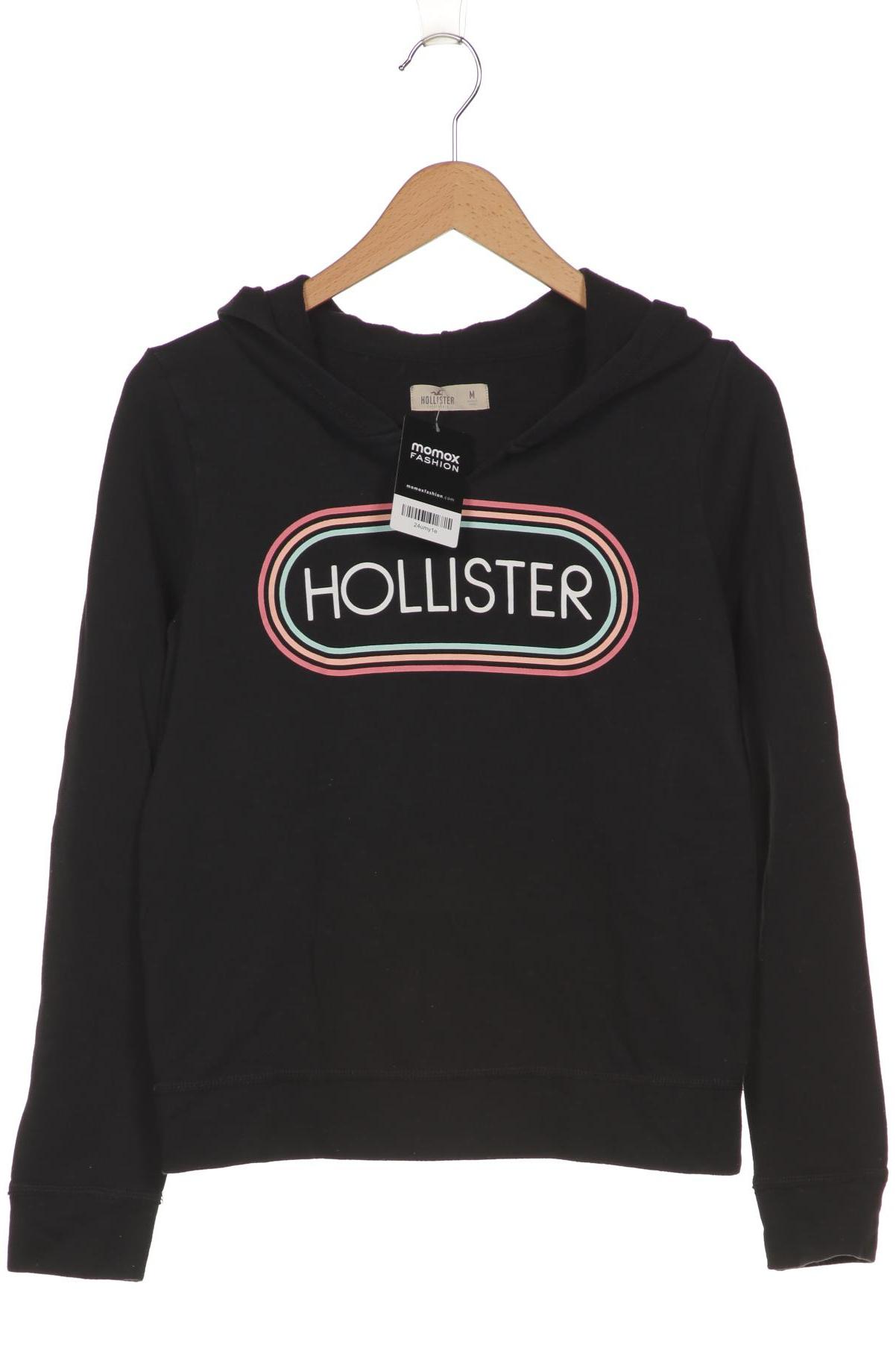 

Hollister Damen Kapuzenpullover, schwarz