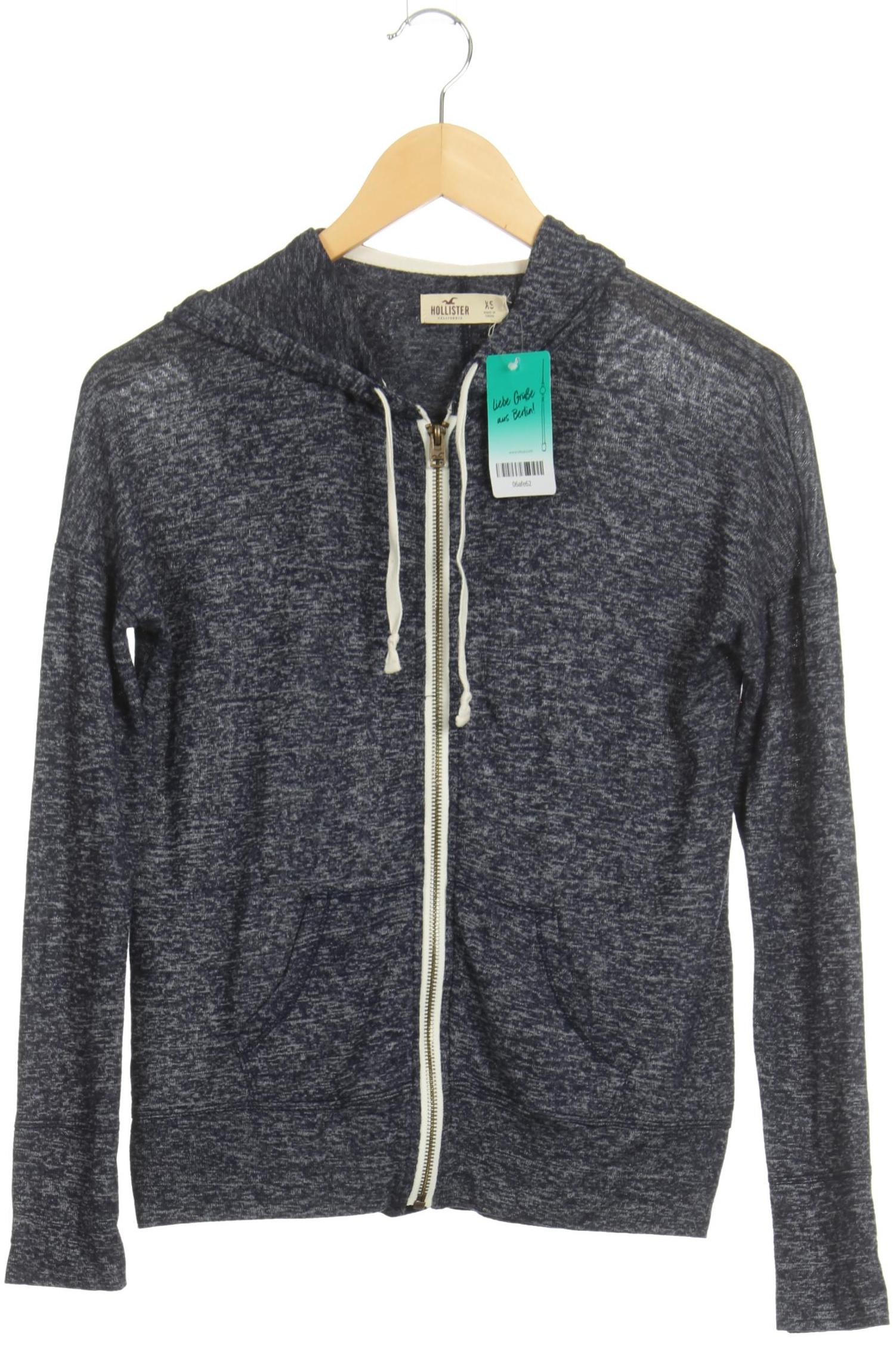 

Hollister Damen Kapuzenpullover, blau, Gr. 34