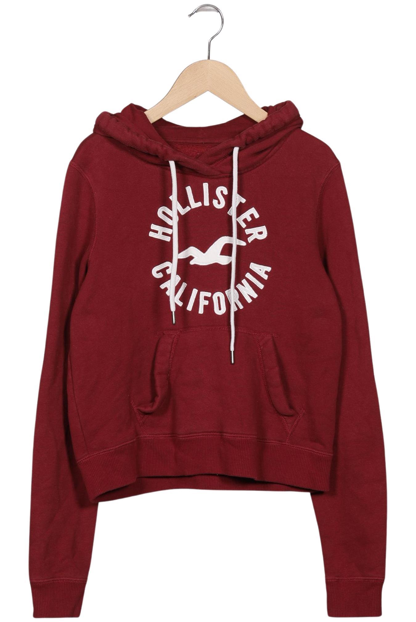 

Hollister Damen Kapuzenpullover, bordeaux, Gr. 36