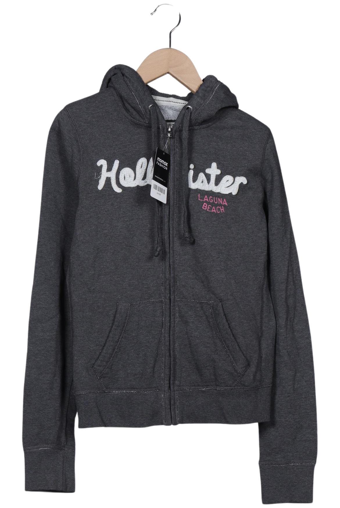 

Hollister Damen Kapuzenpullover, grau, Gr. 38