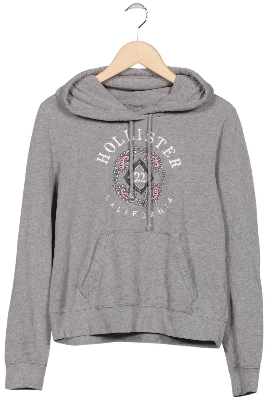 

Hollister Damen Kapuzenpullover, grau, Gr. 42