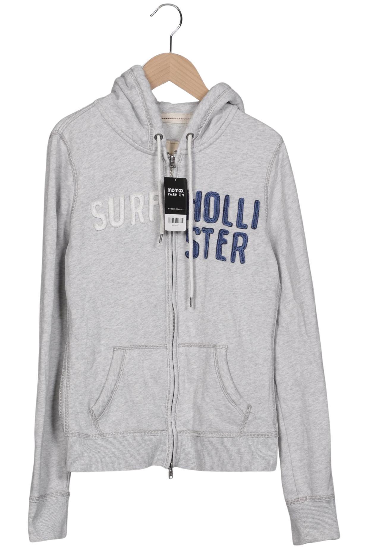 

Hollister Damen Kapuzenpullover, grau, Gr. 42