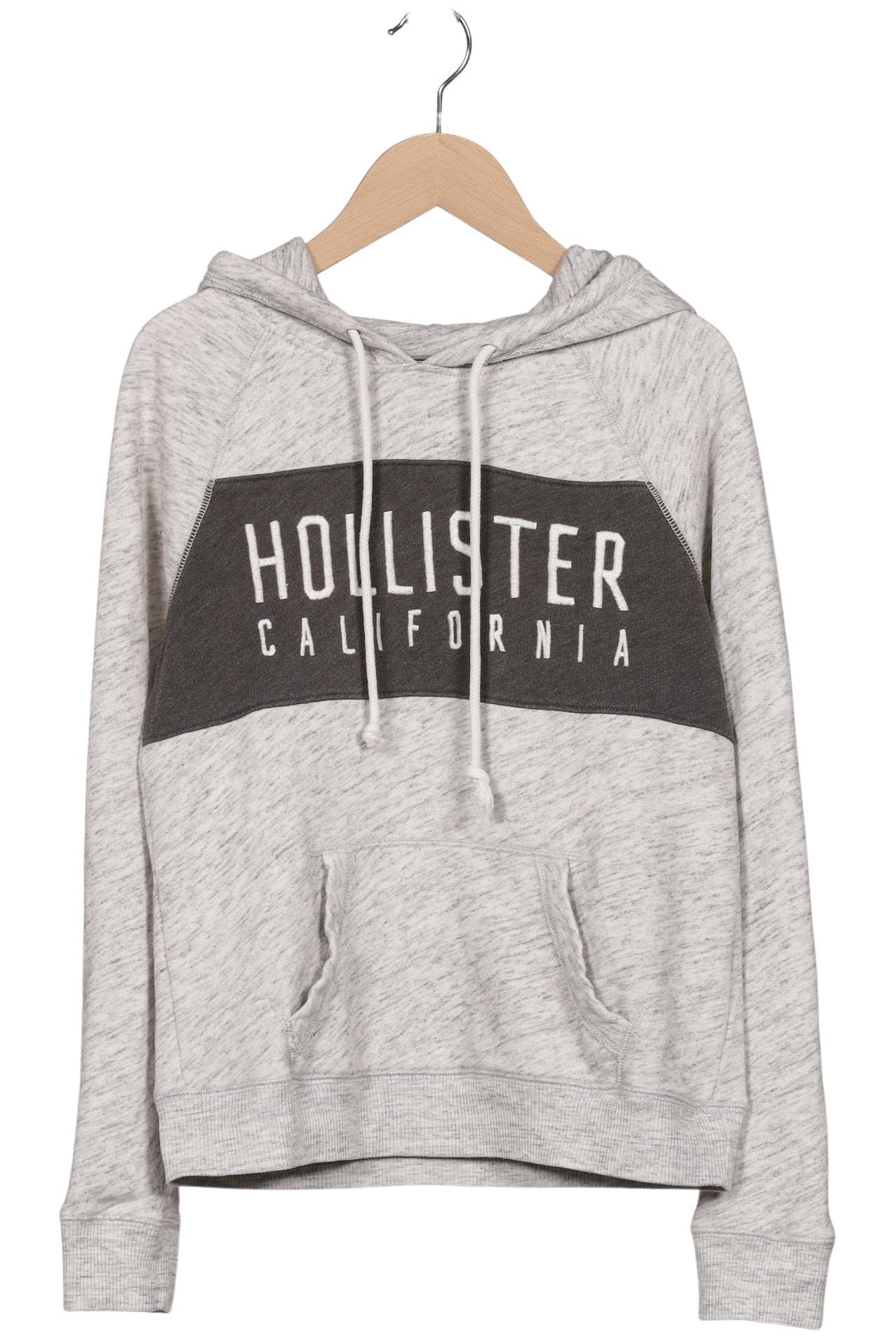 

Hollister Damen Kapuzenpullover, grau, Gr. 36