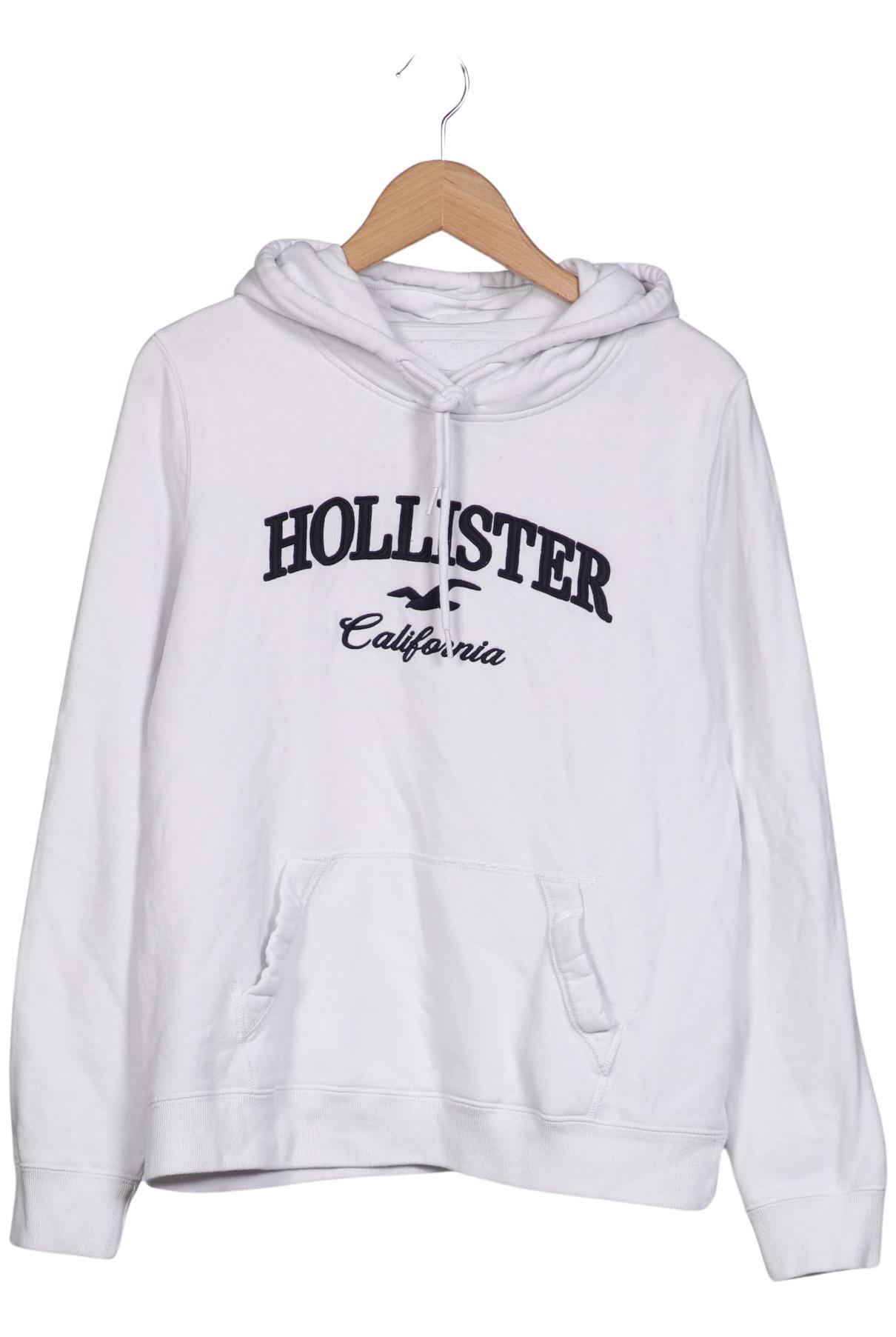 

Hollister Damen Kapuzenpullover, weiß, Gr. 42