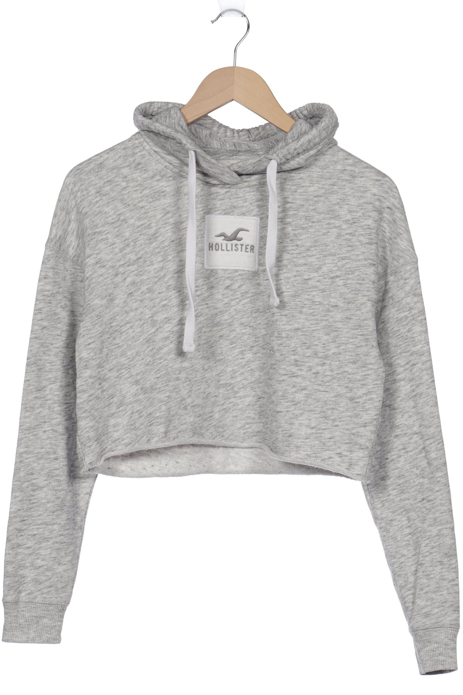 

Hollister Damen Kapuzenpullover, grau, Gr. 34