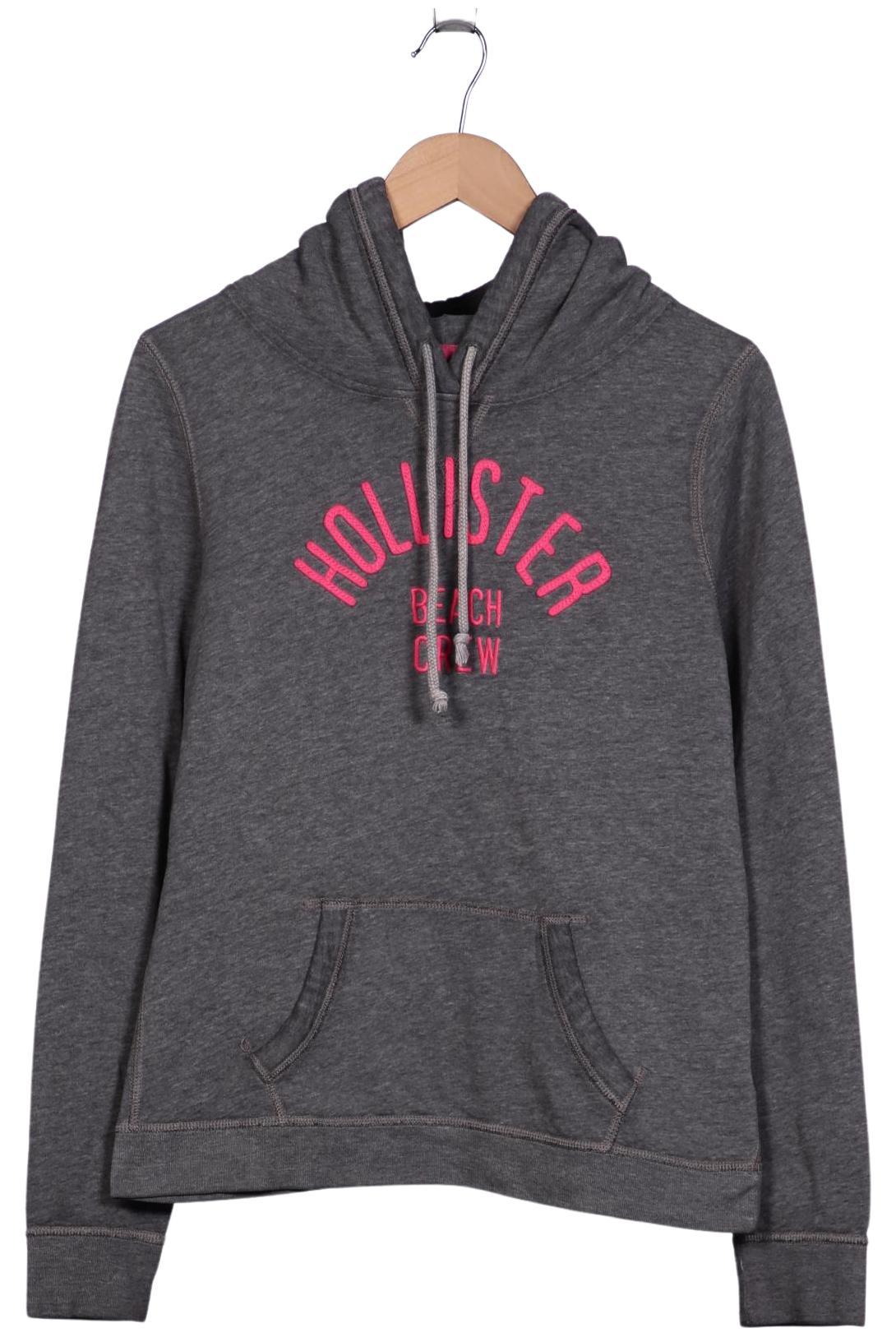 

Hollister Damen Kapuzenpullover, grau, Gr. 42