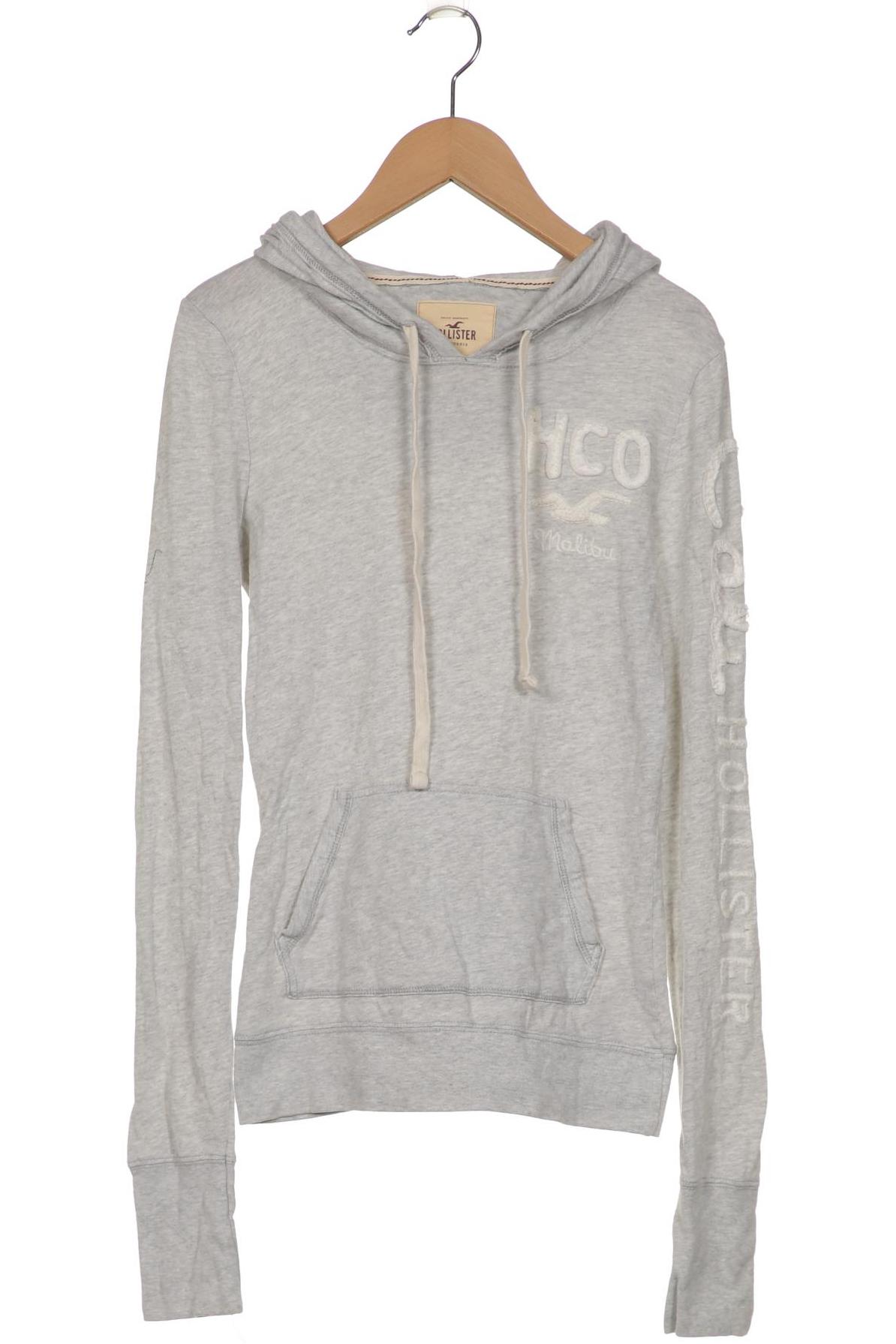 

Hollister Damen Kapuzenpullover, grau, Gr. 36