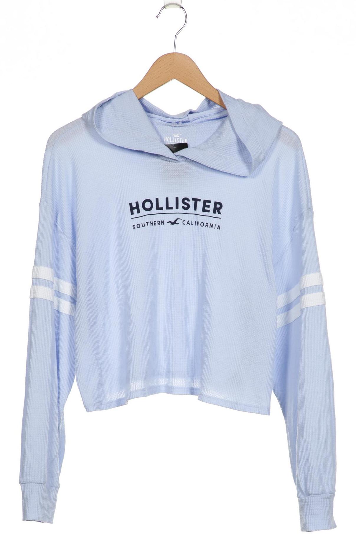 

Hollister Damen Kapuzenpullover, hellblau