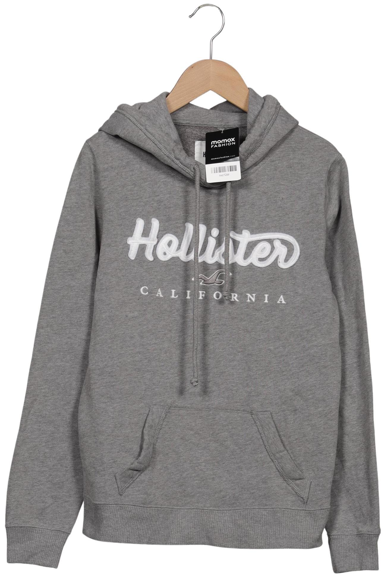 

Hollister Damen Kapuzenpullover, grau, Gr. 36