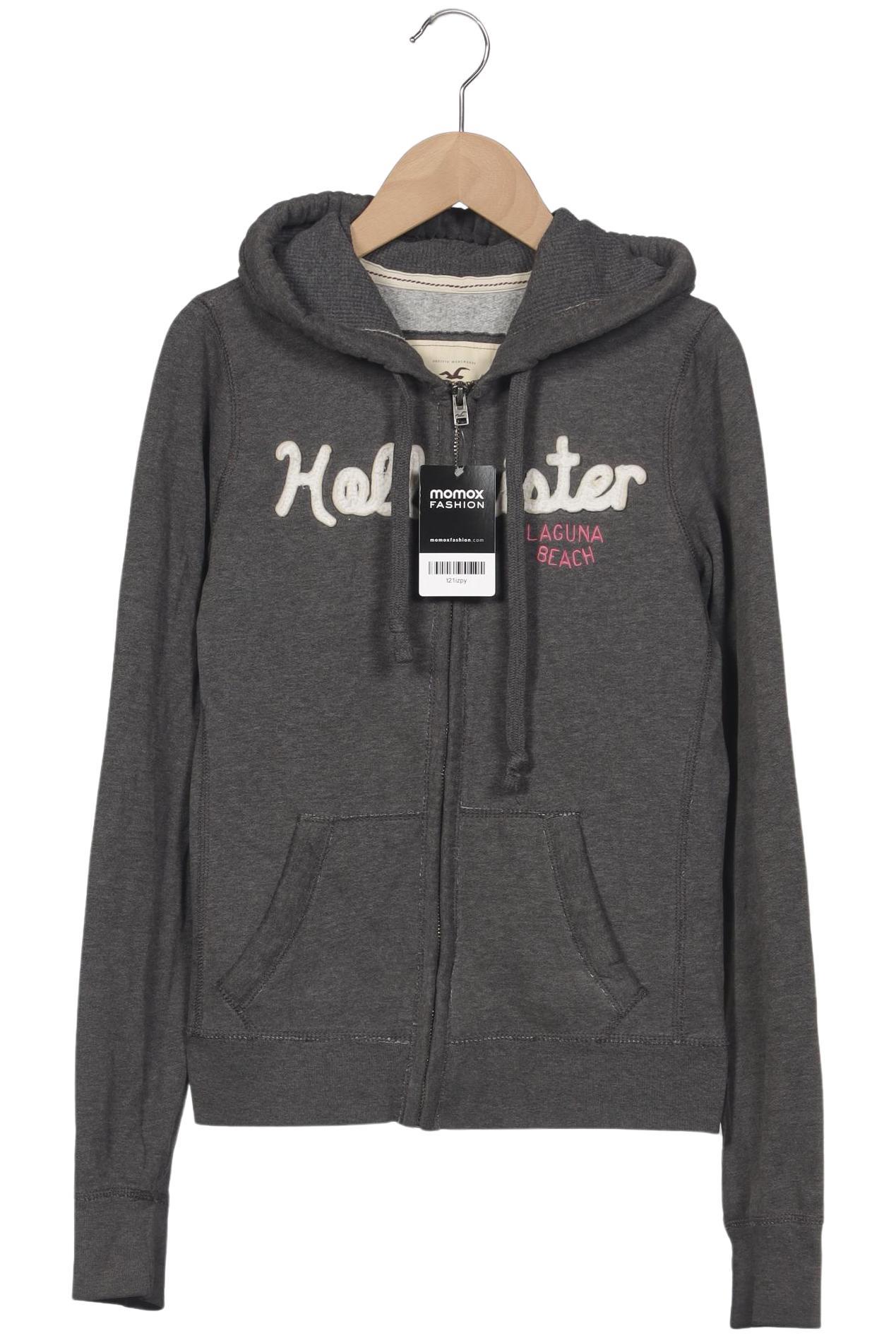 

Hollister Damen Kapuzenpullover, grau, Gr. 36