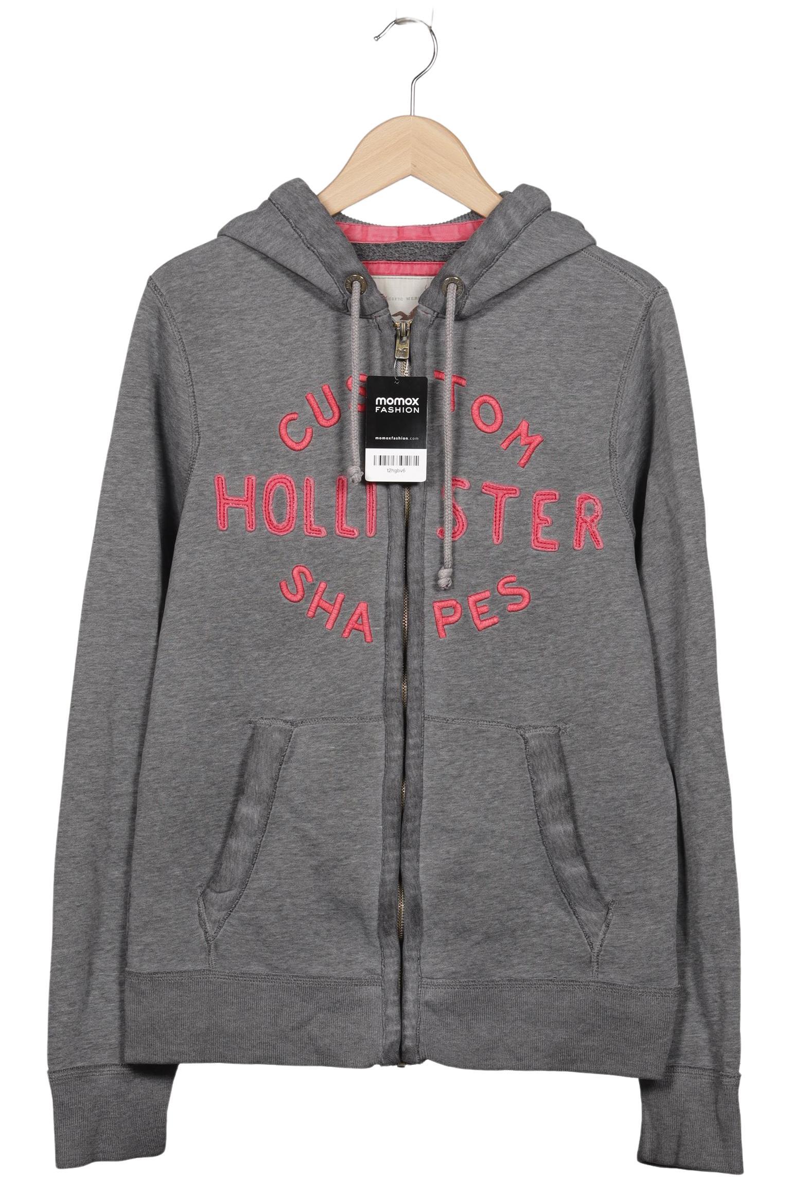 

Hollister Damen Kapuzenpullover, grau, Gr. 42