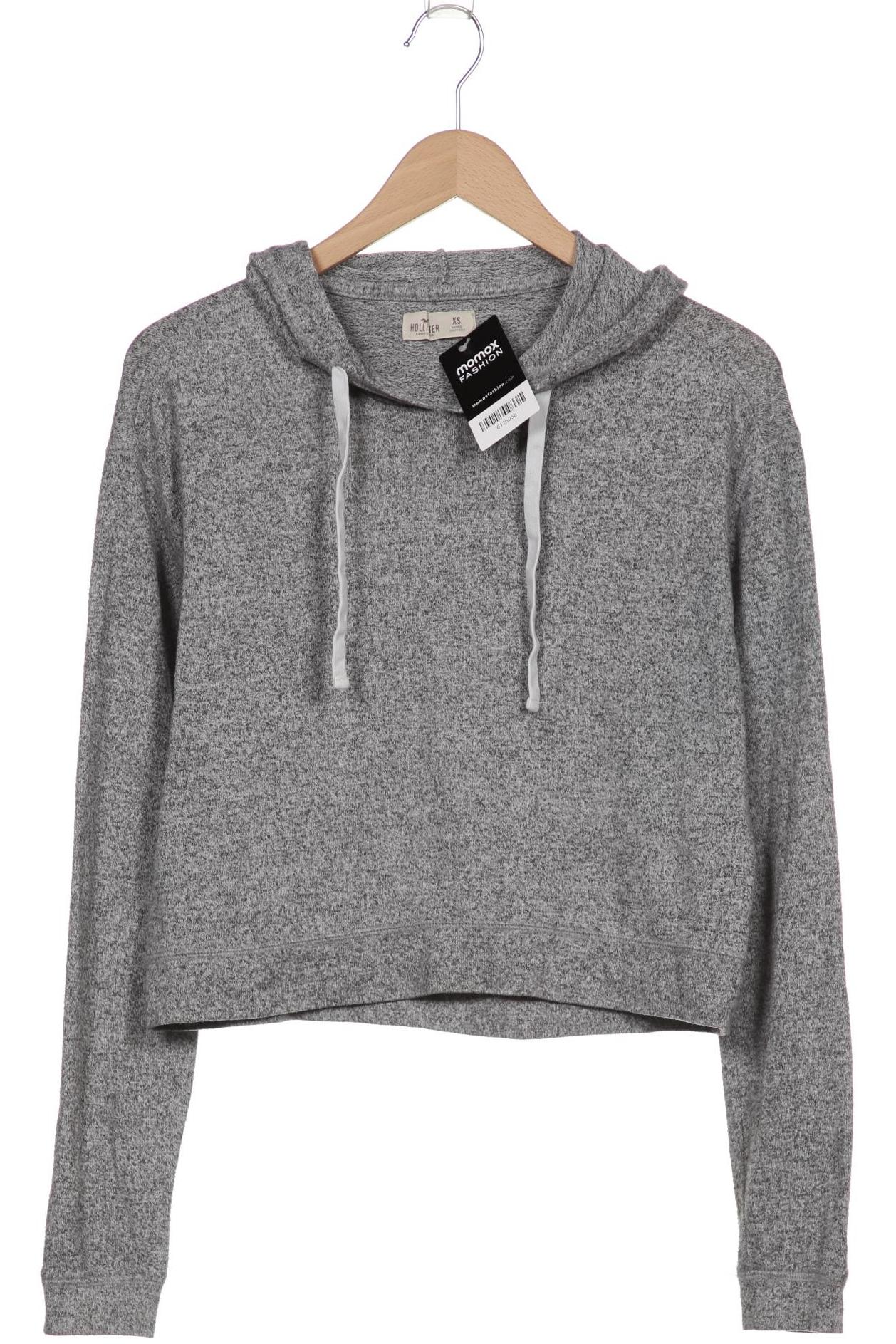 

Hollister Damen Kapuzenpullover, grau, Gr. 34