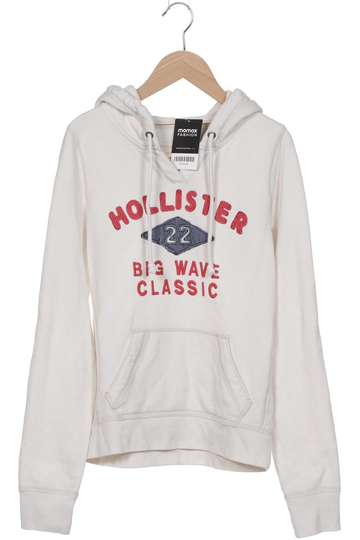 

Hollister Damen Kapuzenpullover, weiß, Gr. 38