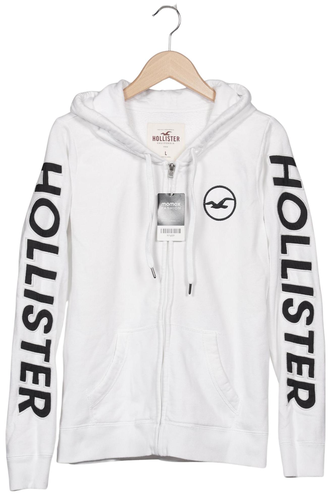 

Hollister Damen Kapuzenpullover, weiß, Gr. 42