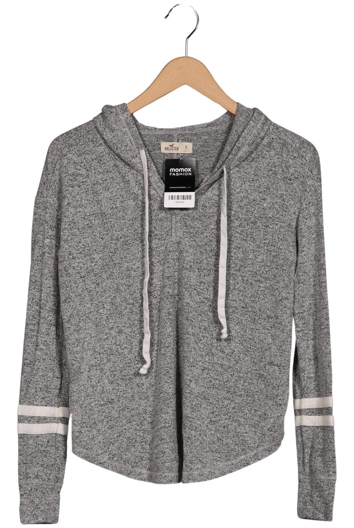 

Hollister Damen Kapuzenpullover, grau, Gr. 36