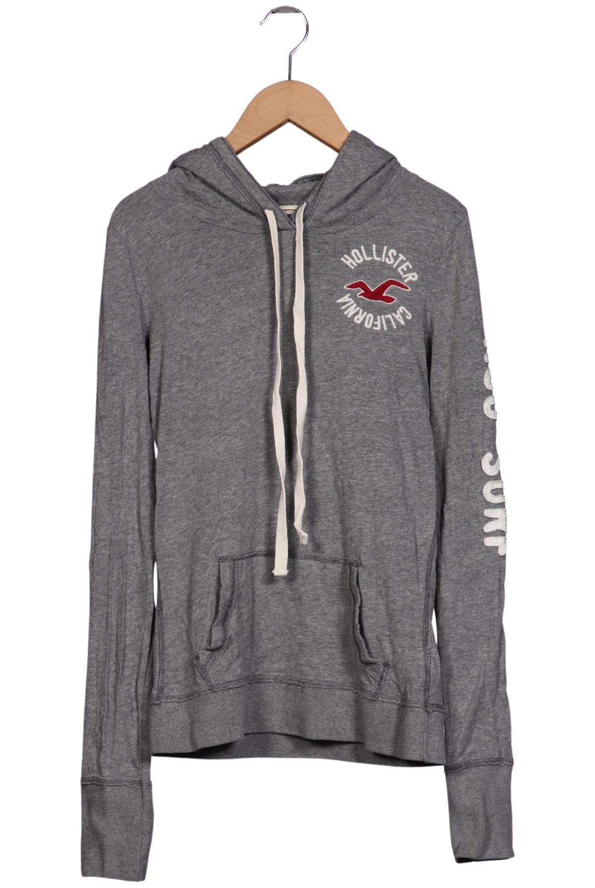 

Hollister Damen Kapuzenpullover, grau, Gr. 38