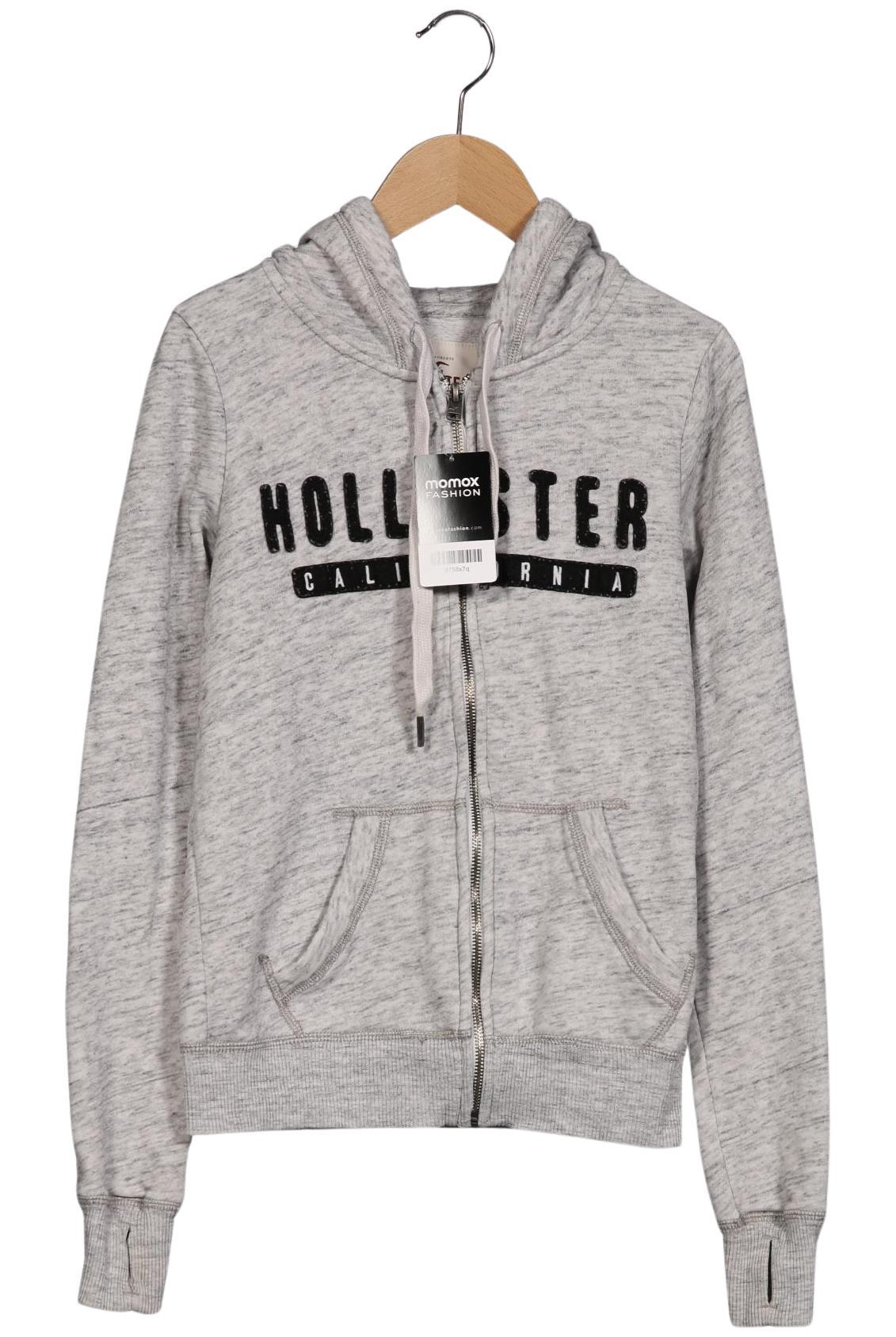 

Hollister Damen Kapuzenpullover, grau, Gr. 34