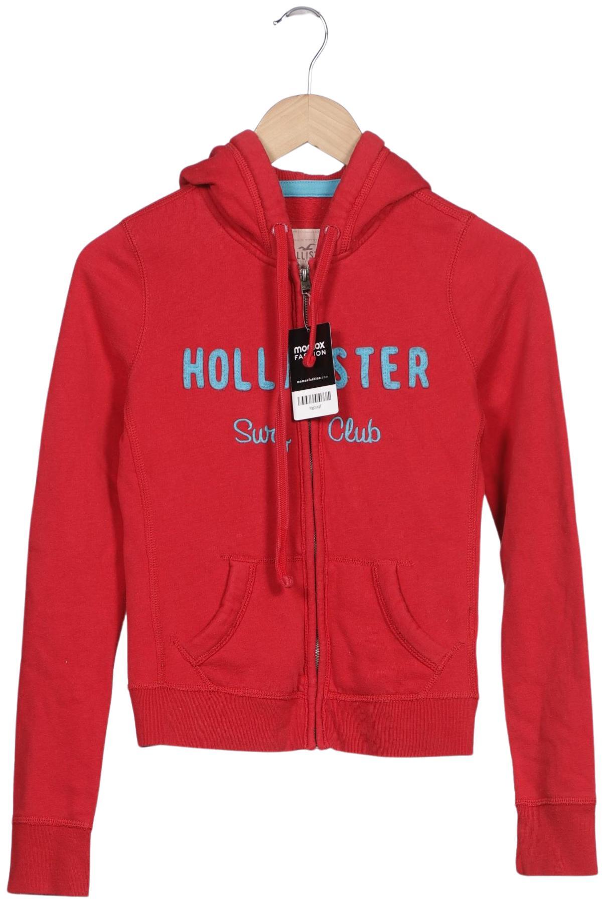 

Hollister Damen Kapuzenpullover, rot, Gr. 34