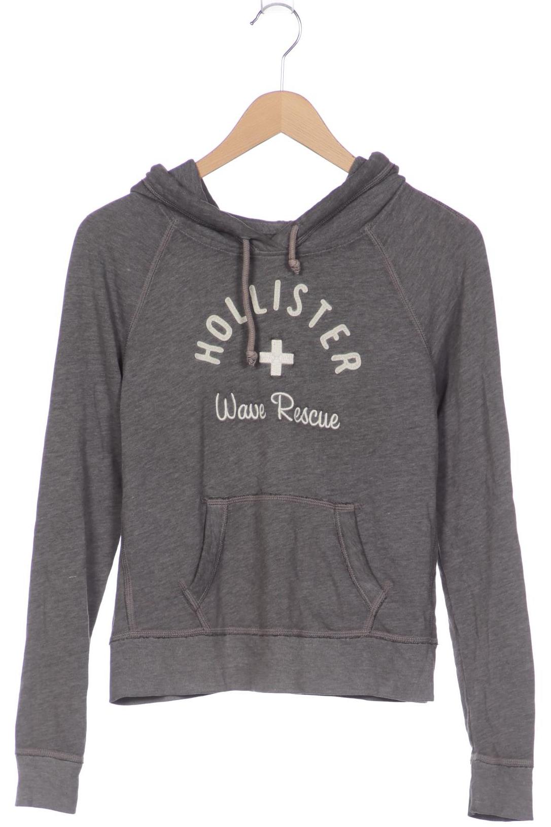 

Hollister Damen Kapuzenpullover, grau, Gr. 38