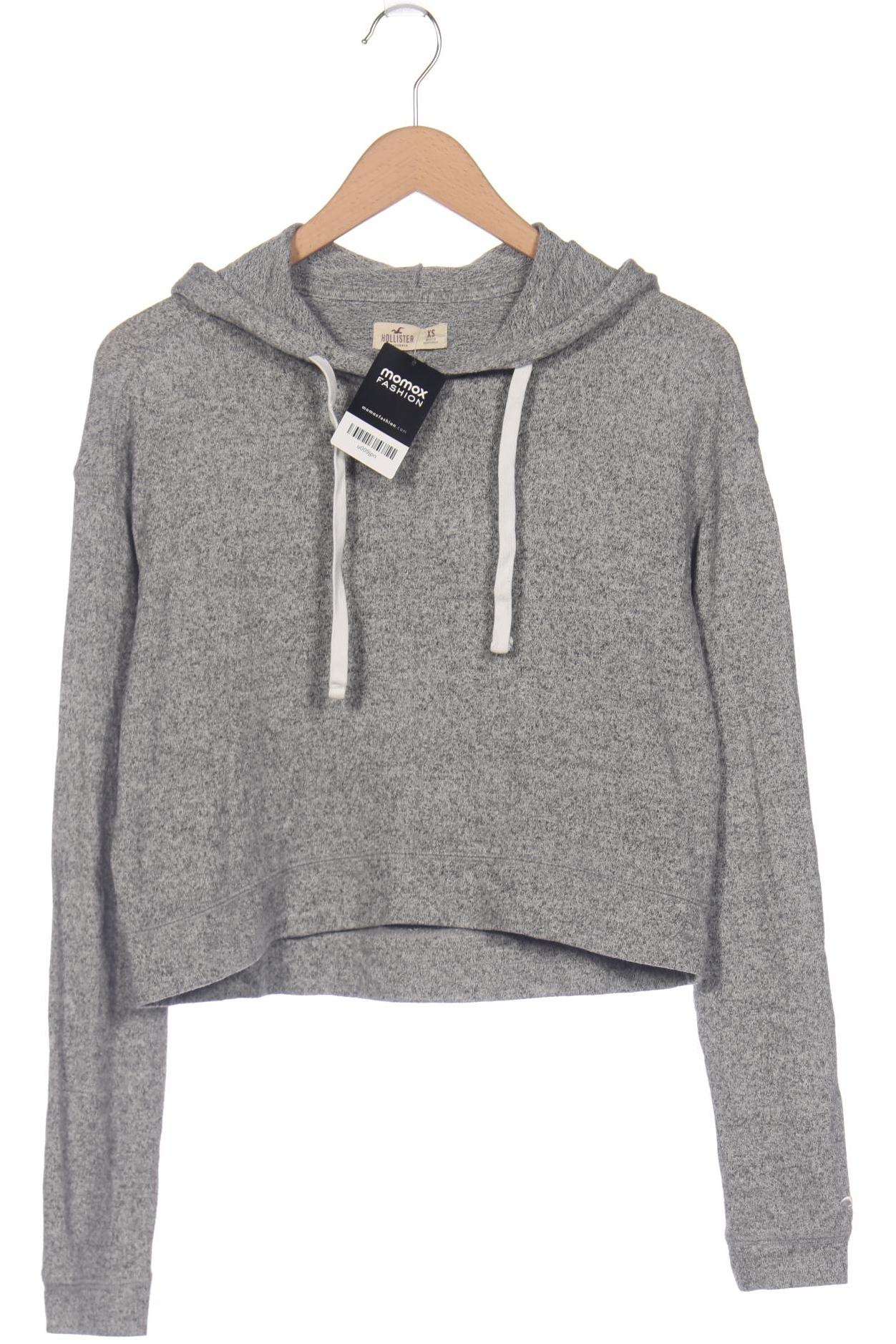 

Hollister Damen Kapuzenpullover, grau, Gr. 34