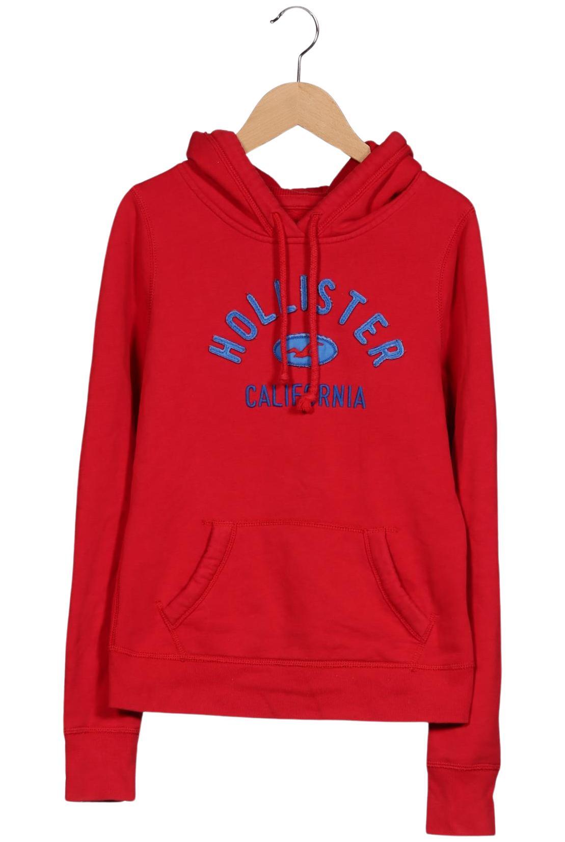 

Hollister Damen Kapuzenpullover, rot, Gr. 36