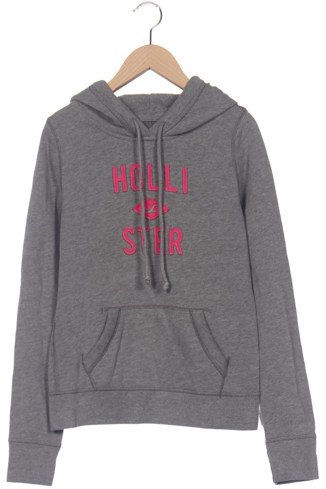

Hollister Damen Kapuzenpullover, grau, Gr. 36