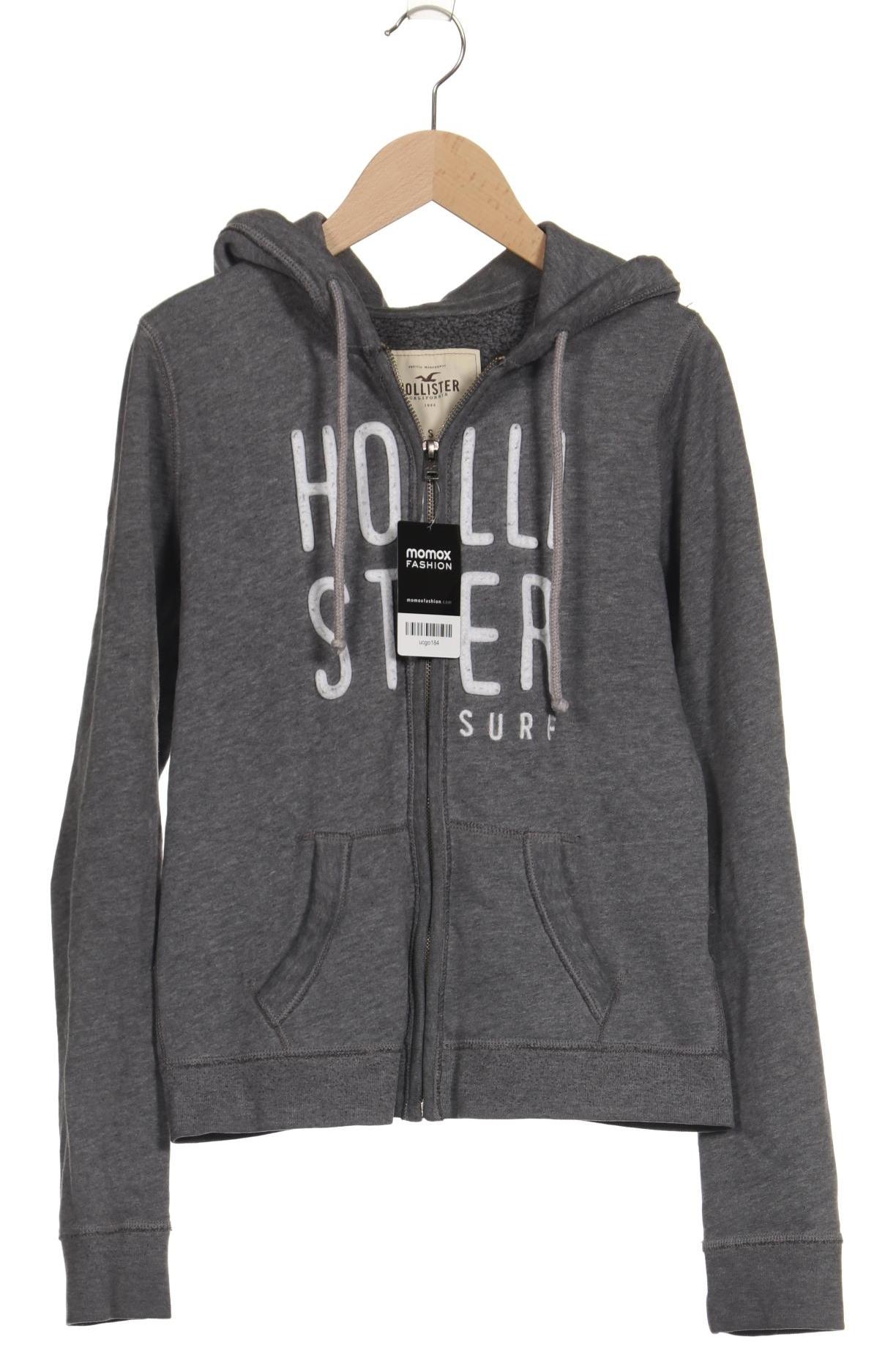 

Hollister Damen Kapuzenpullover, grau, Gr. 36