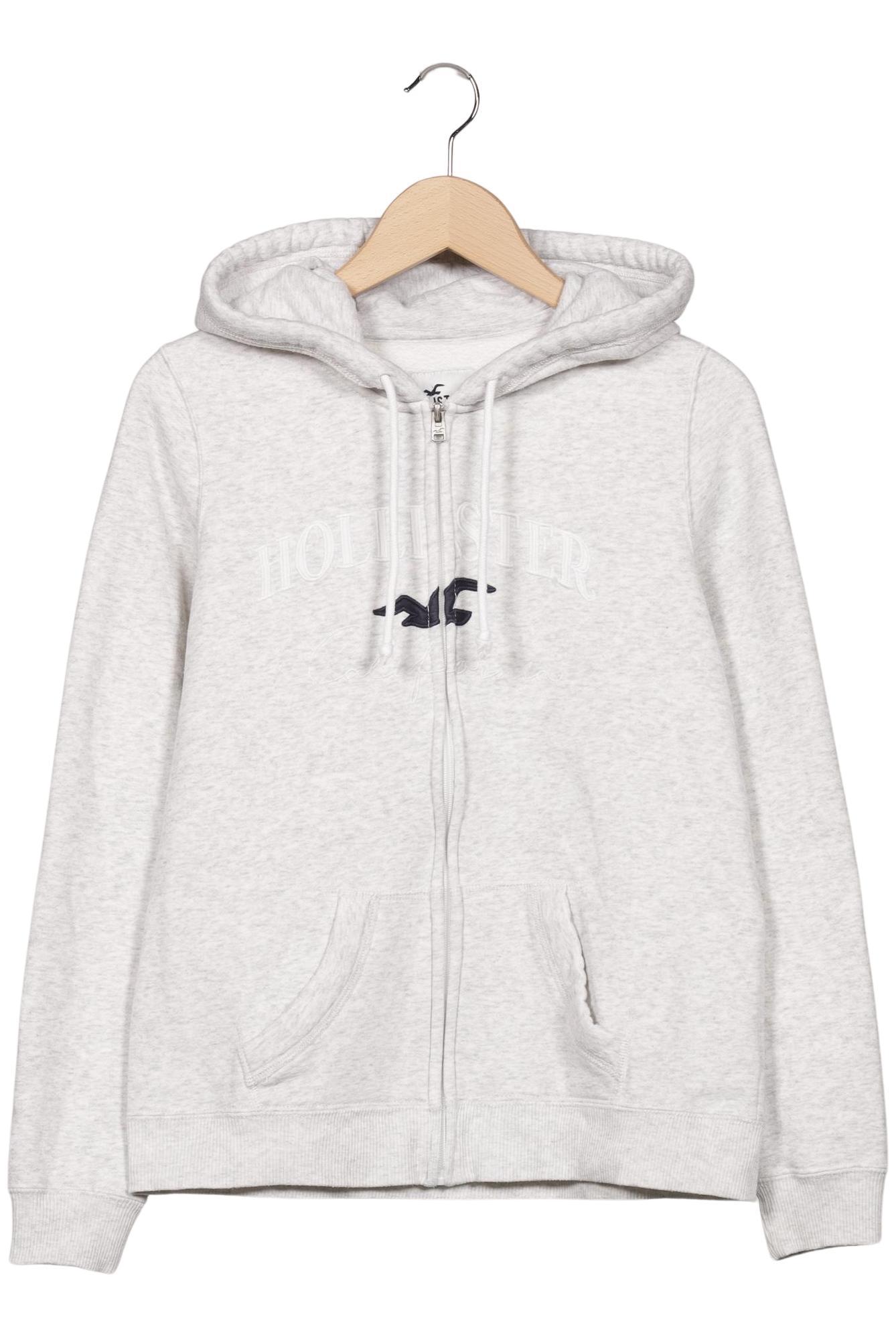 

Hollister Damen Kapuzenpullover, grau, Gr. 36