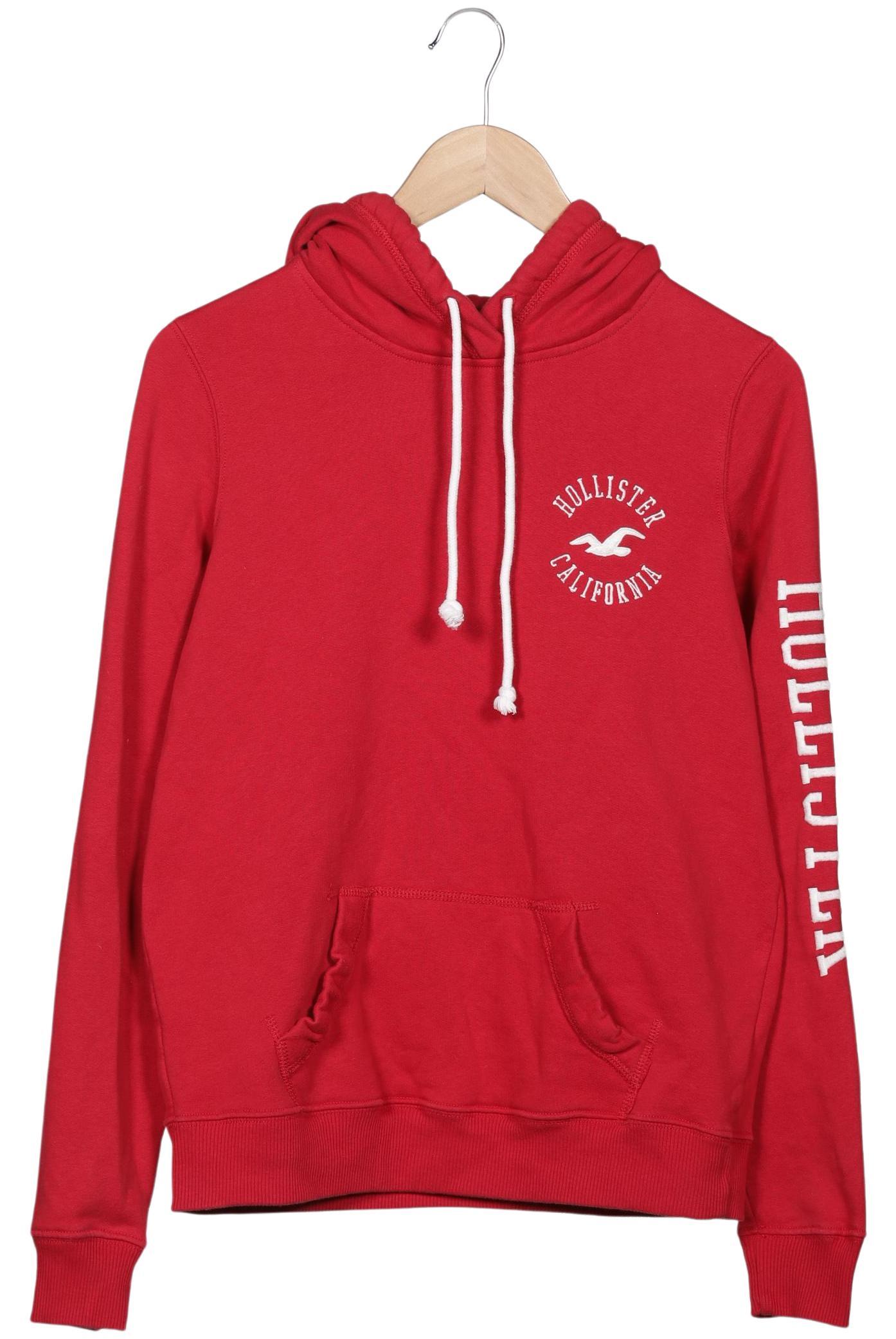 

Hollister Damen Kapuzenpullover, rot, Gr. 36