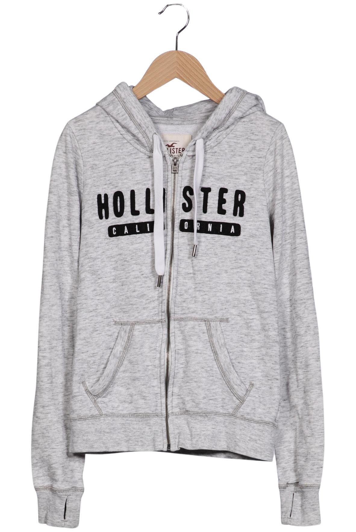 

Hollister Damen Kapuzenpullover, grau, Gr. 36