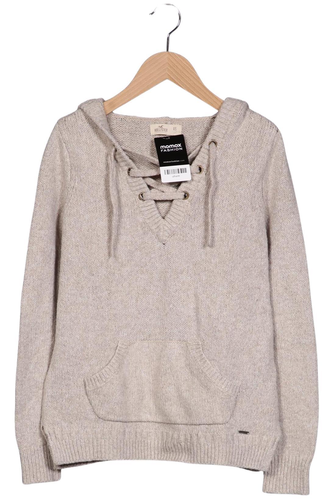

Hollister Damen Kapuzenpullover, beige, Gr. 34