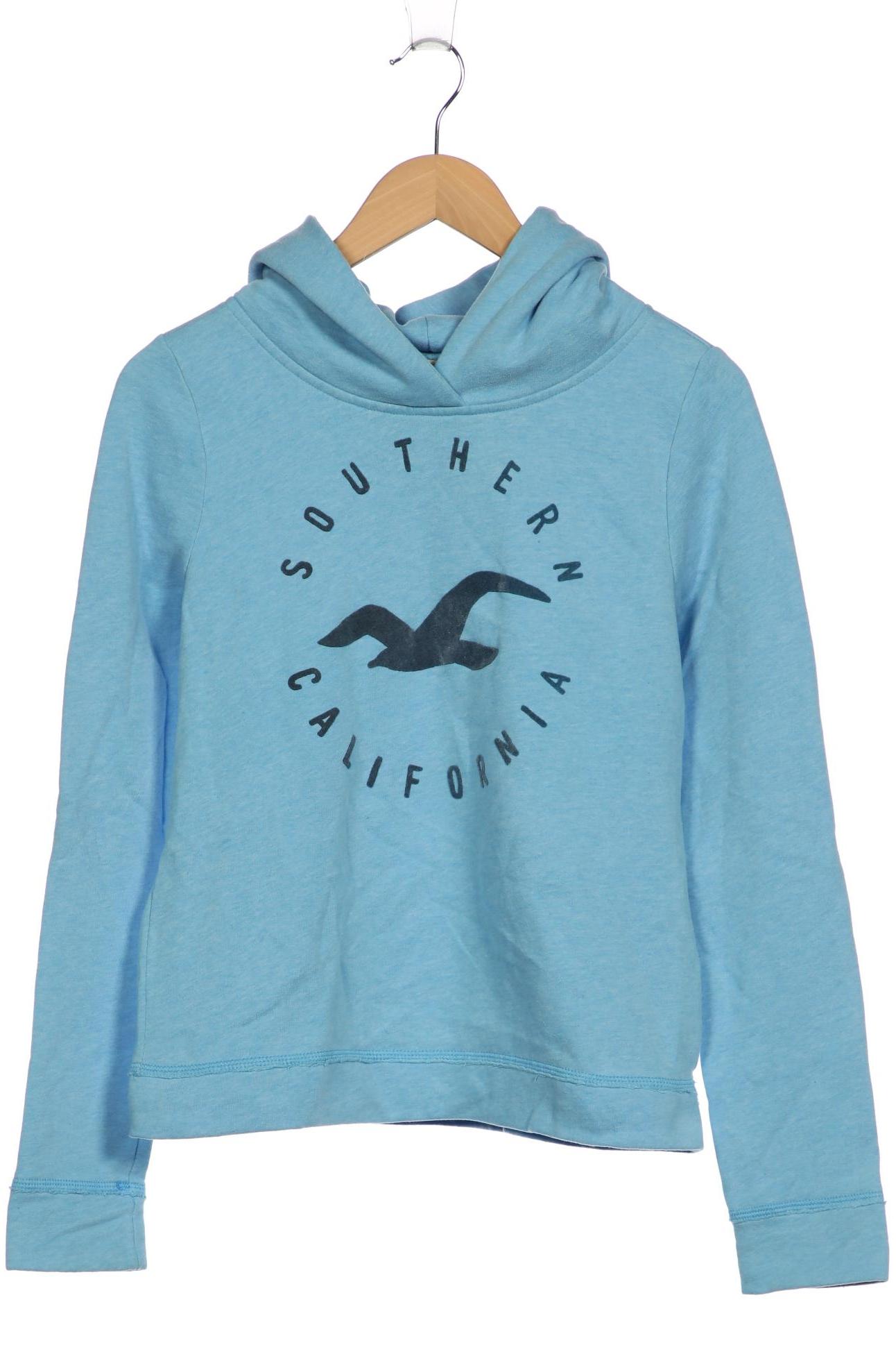

Hollister Damen Kapuzenpullover, blau, Gr. 42