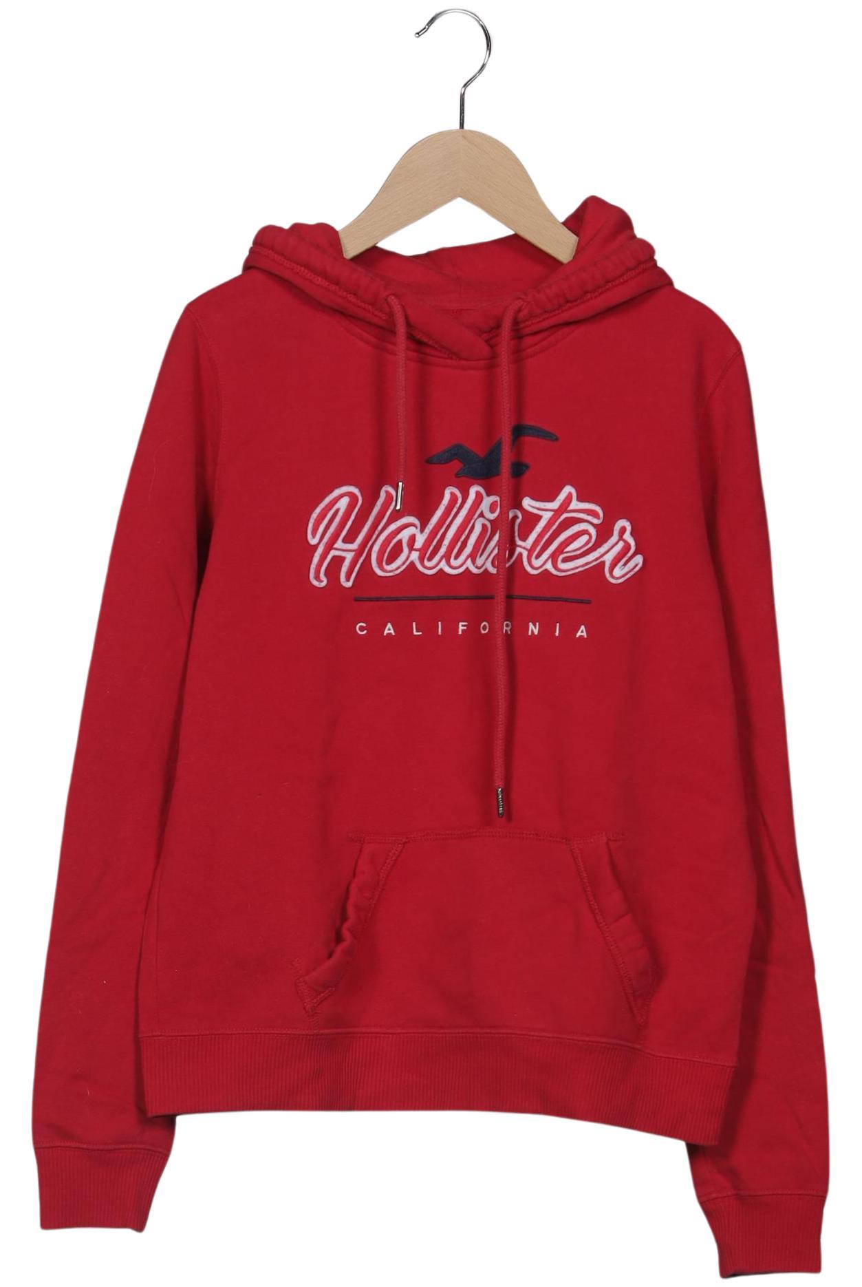 

Hollister Damen Kapuzenpullover, rot, Gr. 36