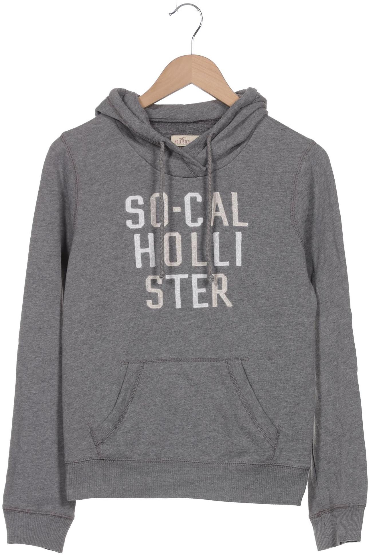 

Hollister Damen Kapuzenpullover, grau, Gr. 38