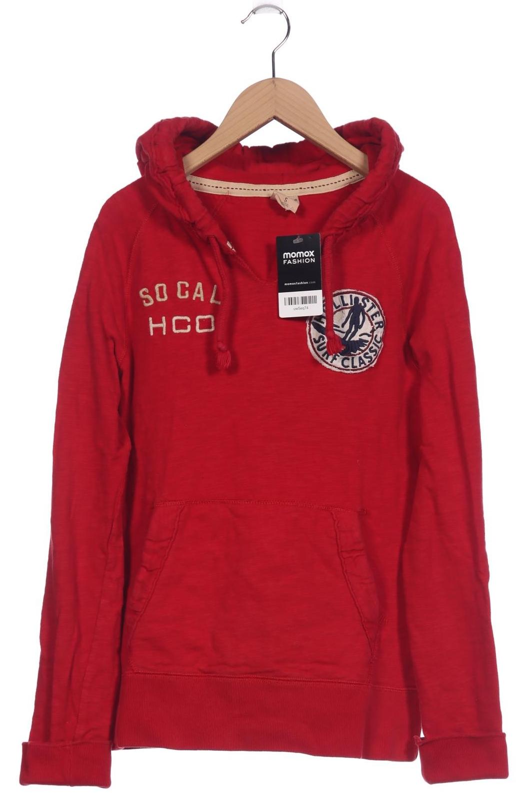 

Hollister Damen Kapuzenpullover, rot, Gr. 36