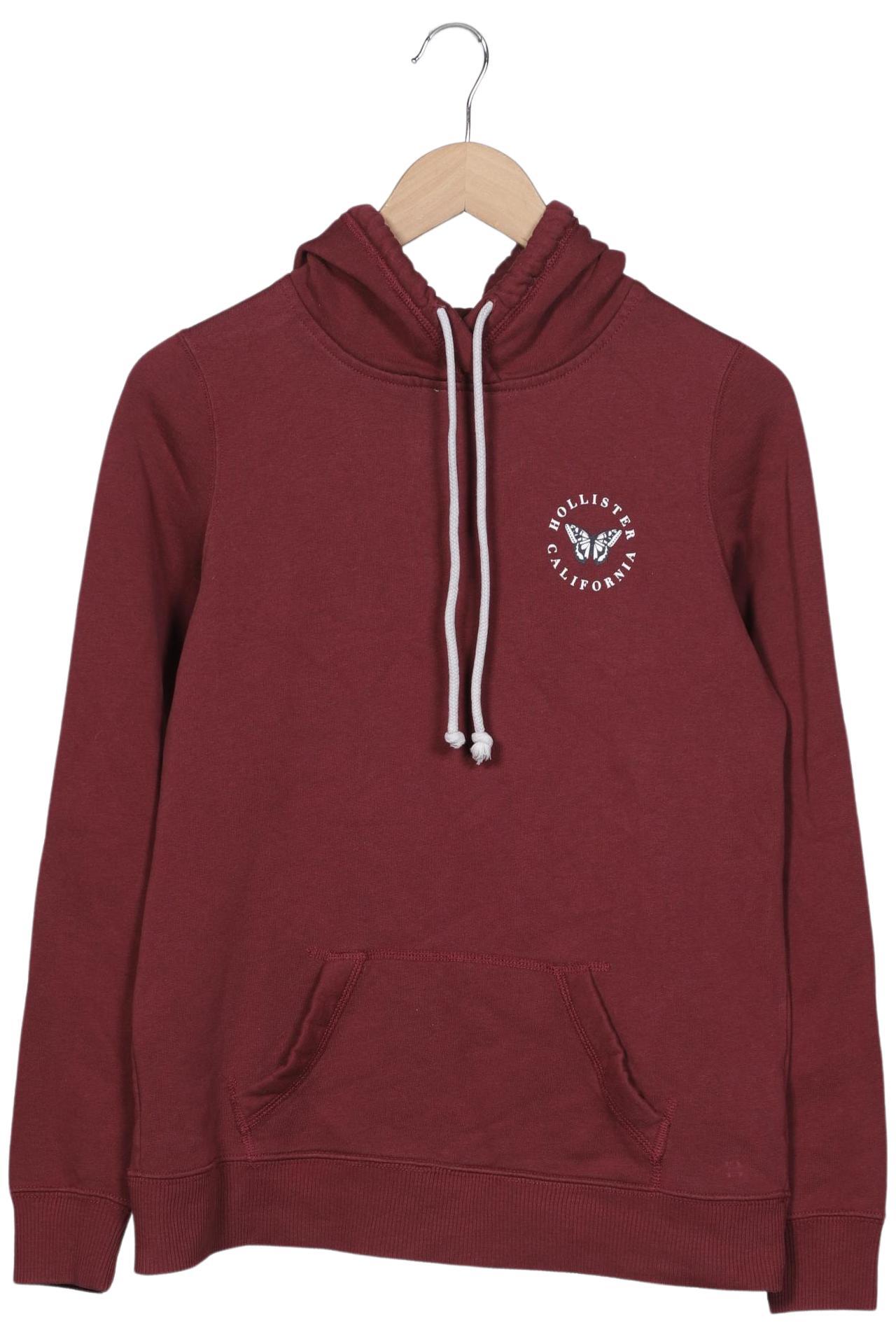 

Hollister Damen Kapuzenpullover, bordeaux, Gr. 36