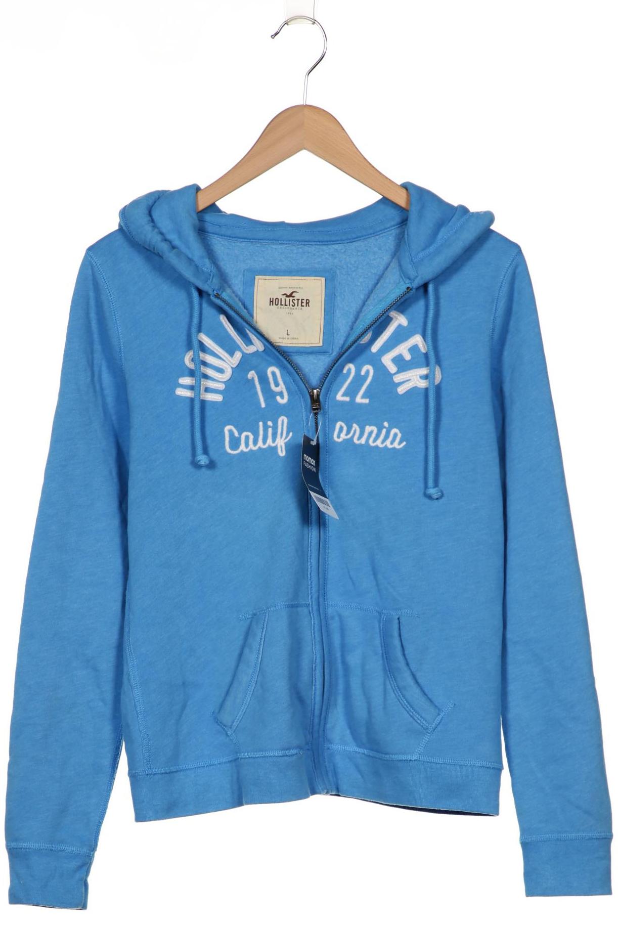 

Hollister Damen Kapuzenpullover, blau, Gr. 42