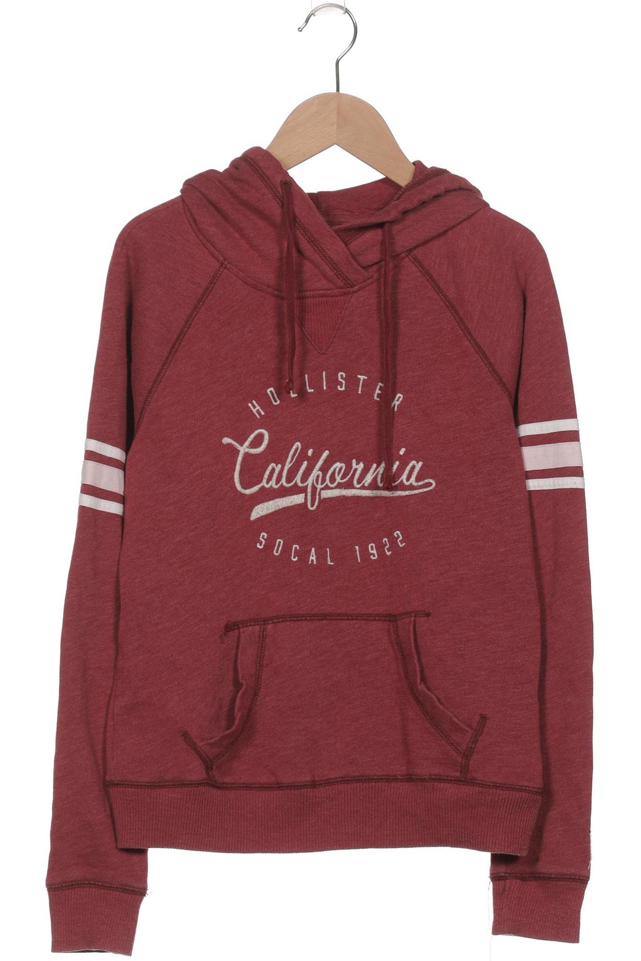

Hollister Damen Kapuzenpullover, bordeaux, Gr. 34