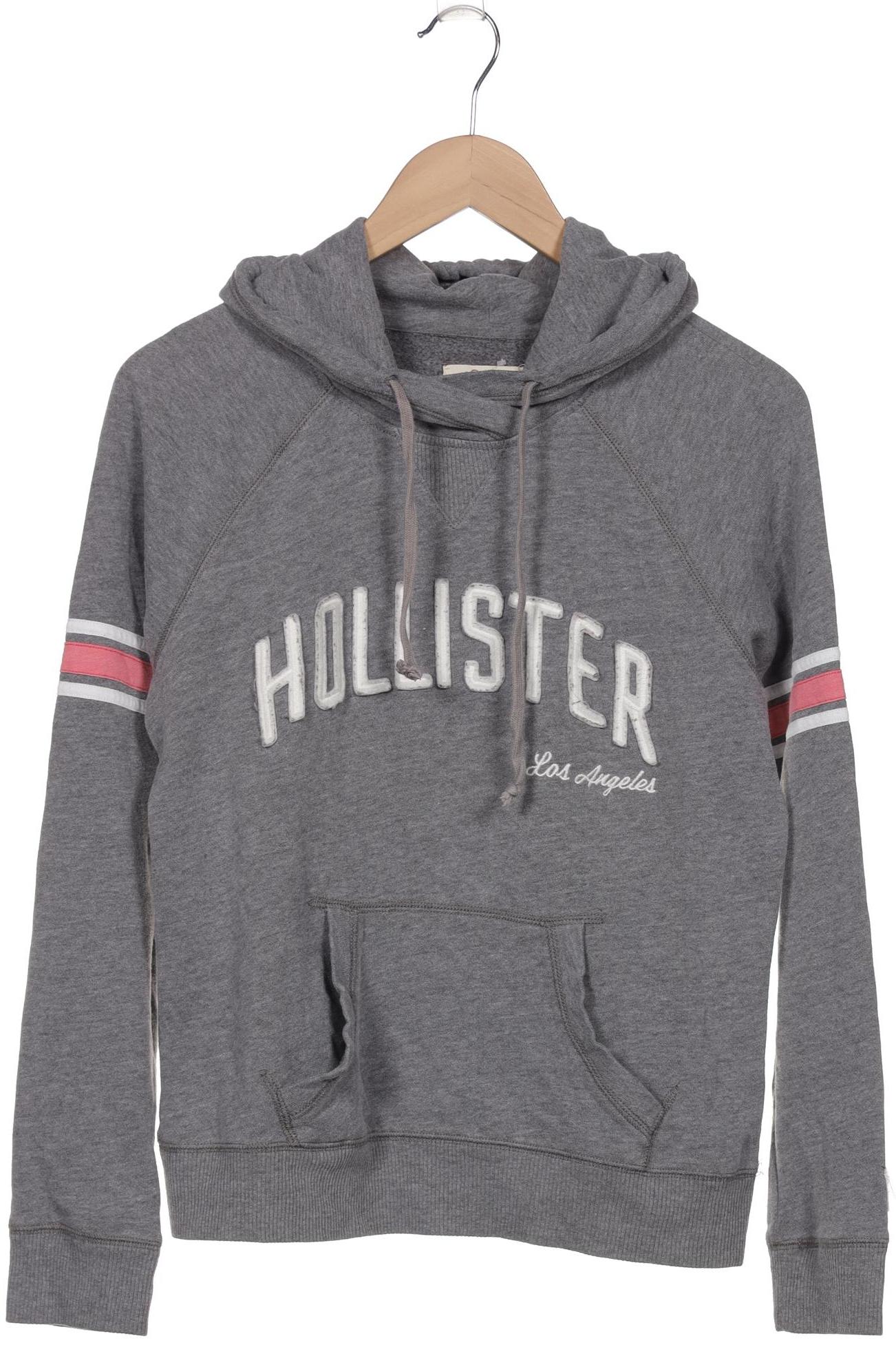 

Hollister Damen Kapuzenpullover, grau, Gr. 38