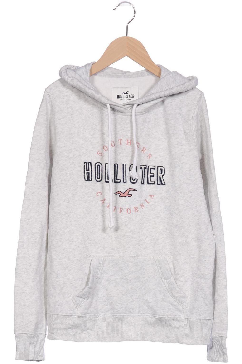 

Hollister Damen Kapuzenpullover, grau, Gr. 38