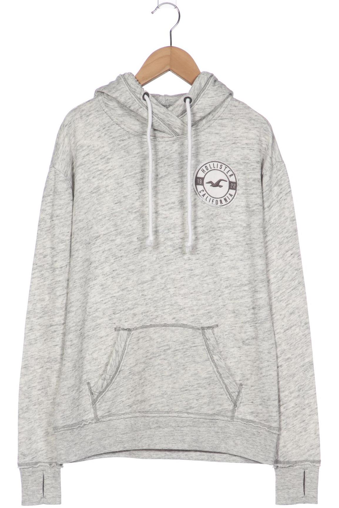 

Hollister Damen Kapuzenpullover, grau, Gr. 36