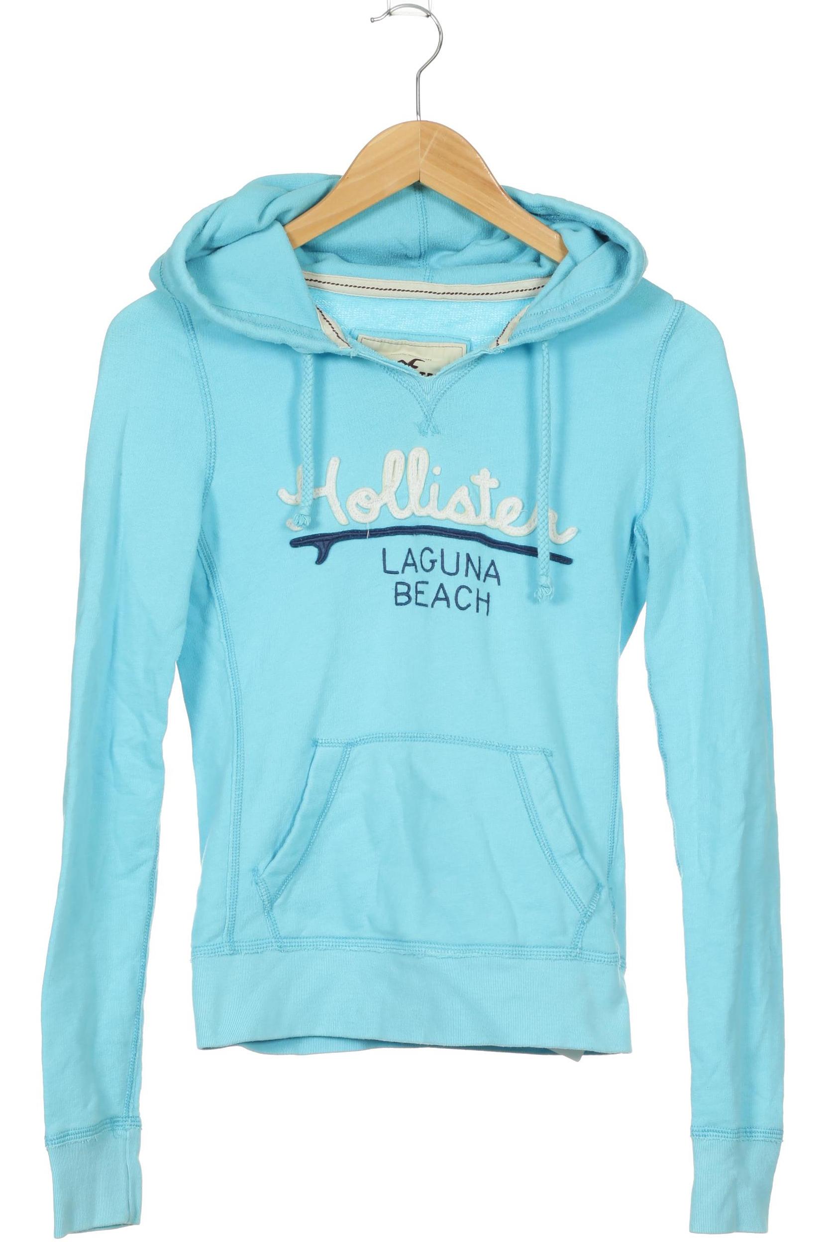 

Hollister Damen Kapuzenpullover, blau, Gr. 36