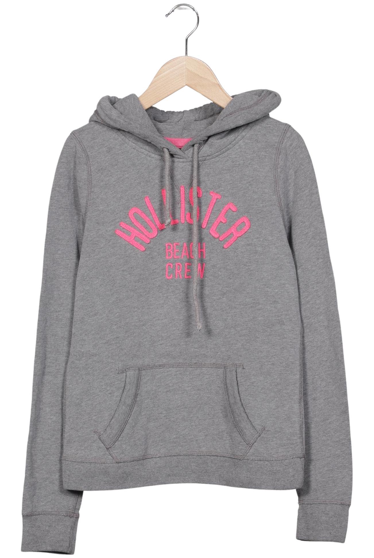 

Hollister Damen Kapuzenpullover, grau, Gr. 36