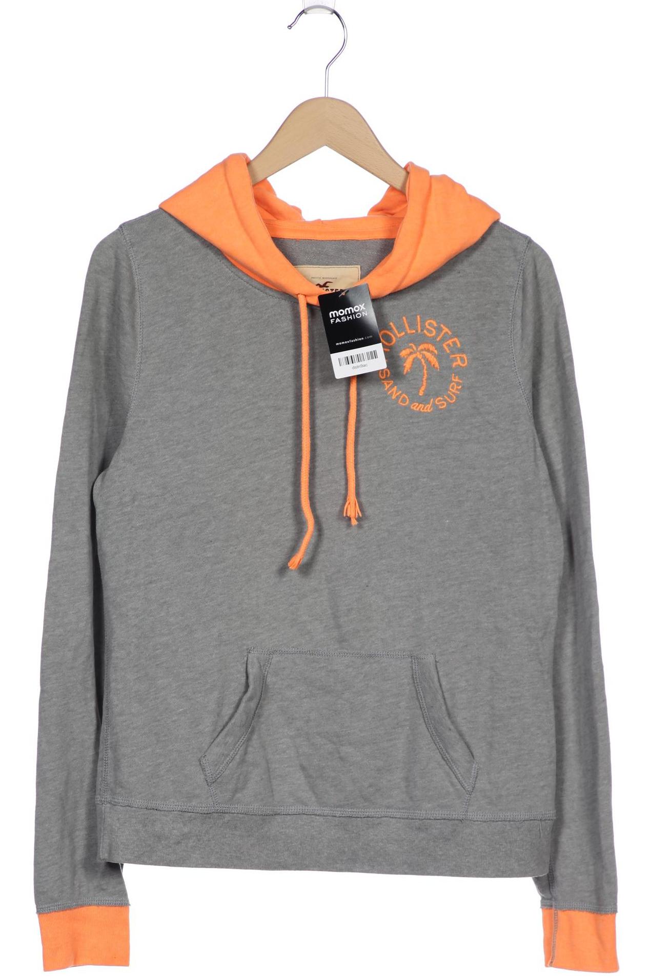 

Hollister Damen Kapuzenpullover, grau, Gr. 42