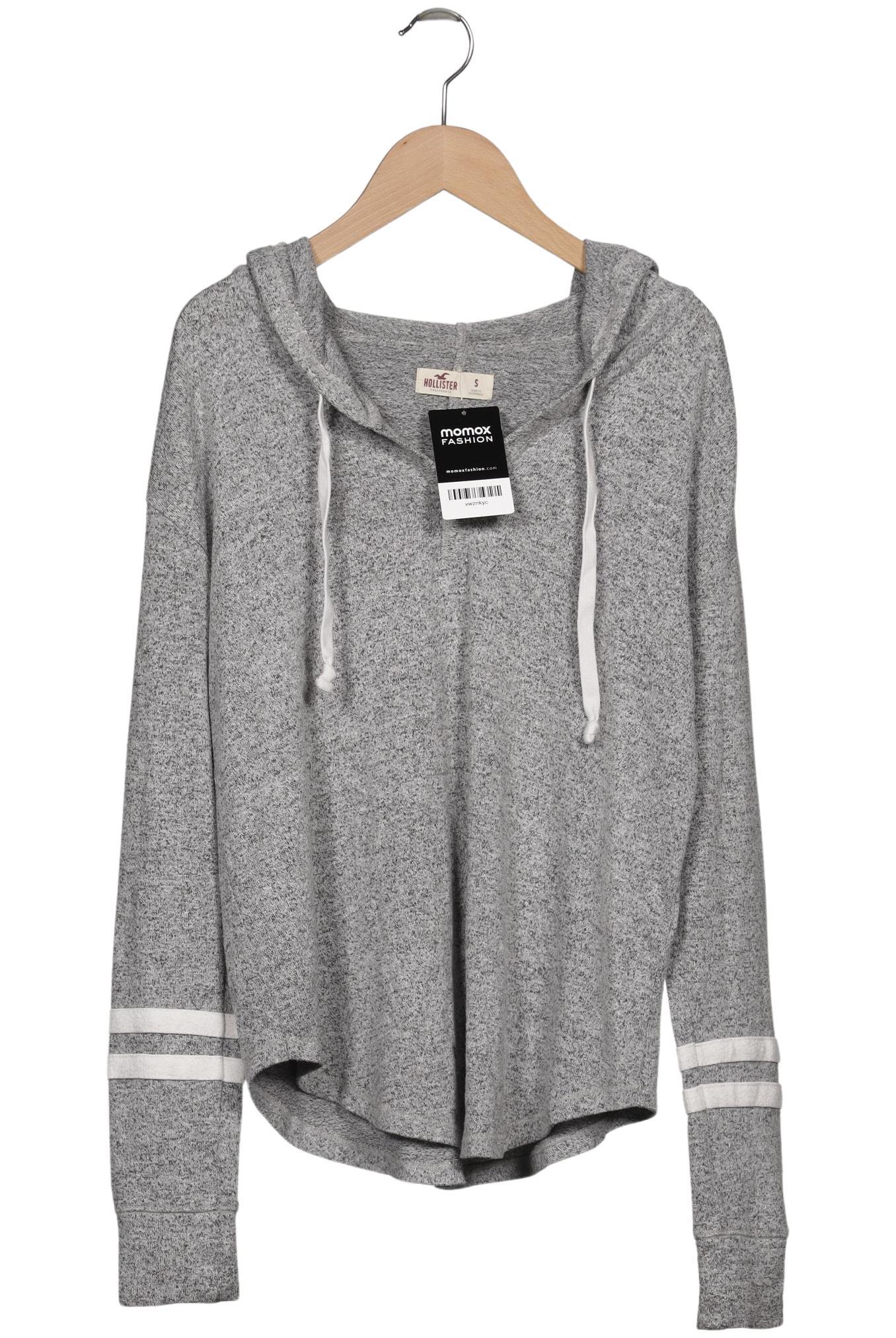 

Hollister Damen Kapuzenpullover, grau, Gr. 36