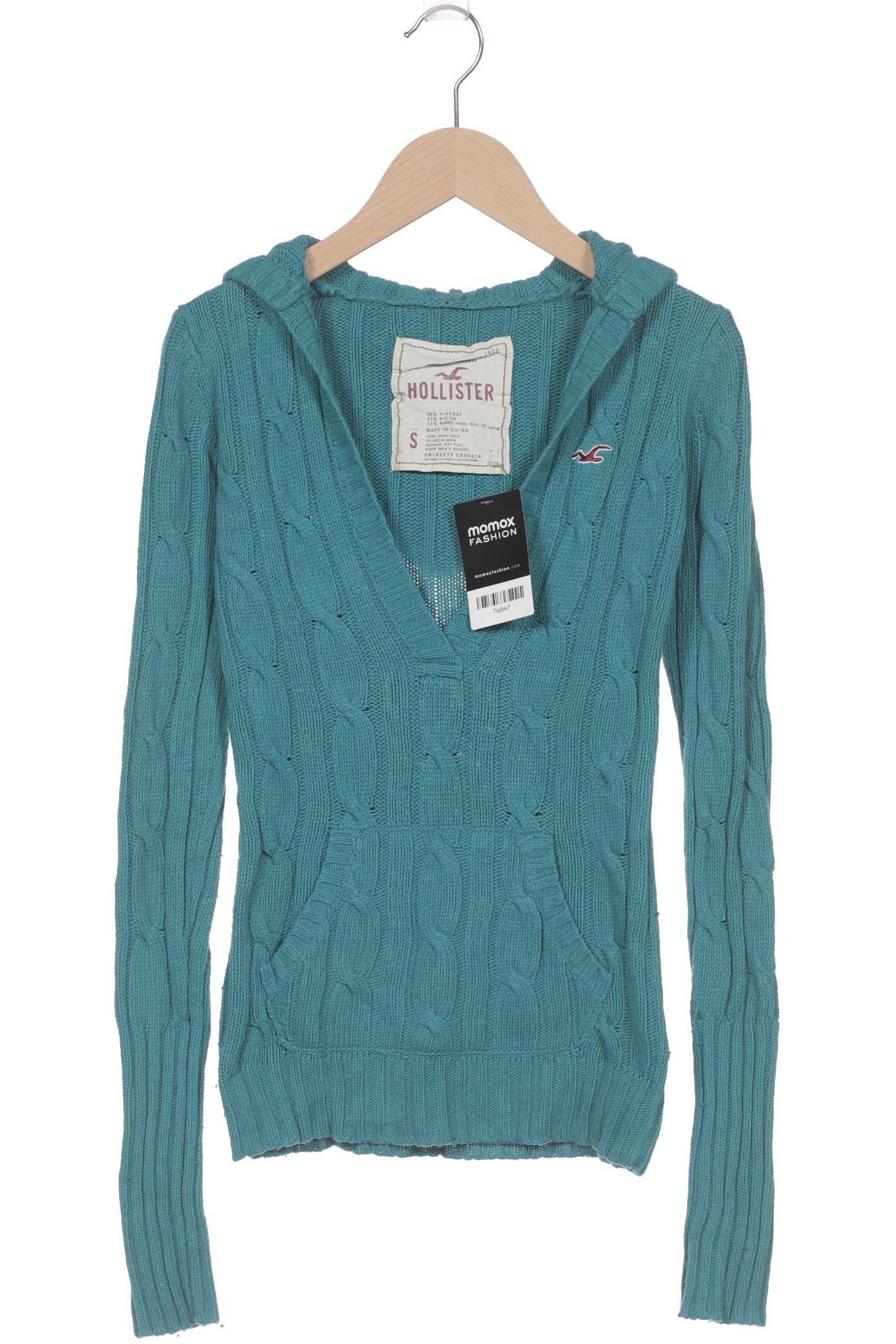 

Hollister Damen Kapuzenpullover, blau, Gr. 36