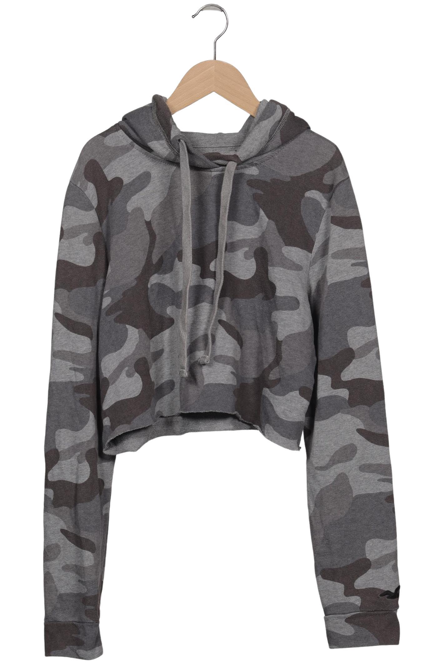 

Hollister Damen Kapuzenpullover, grau, Gr. 42